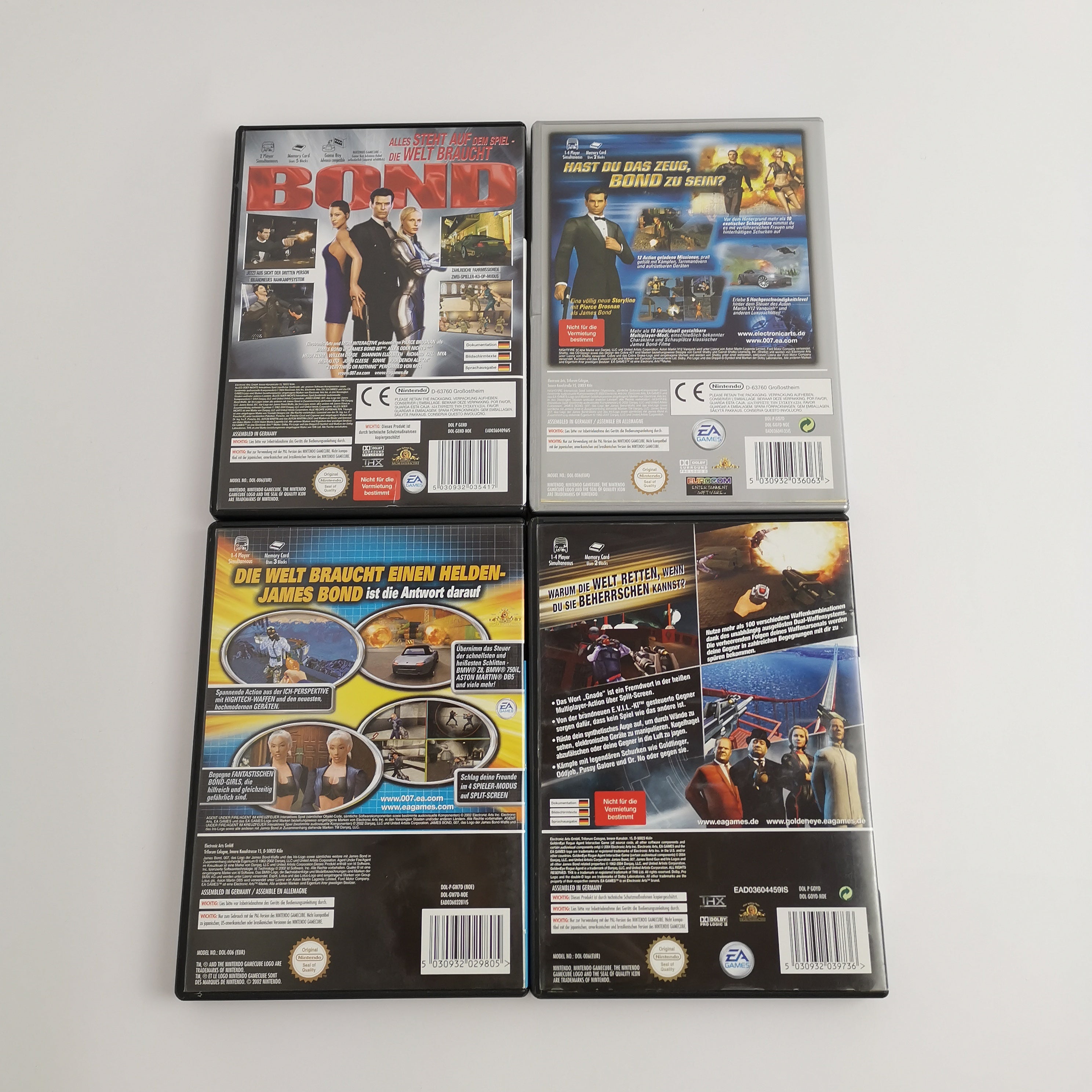Nintendo Gamecube Spiele : James Bond 007 - Bundle | 4 Spiele im Set - OVP PAL