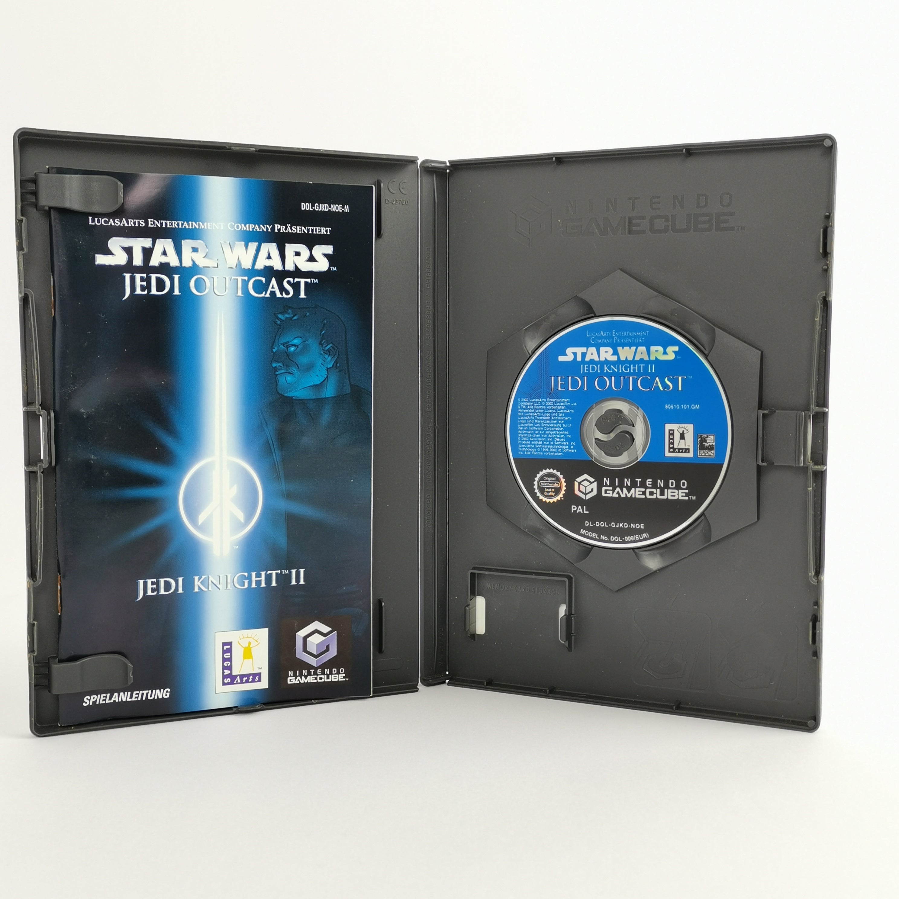 Nintendo Gamecube Spiele : Star Wars Jedi Outcast & Starwars Clone Wars - OVP
