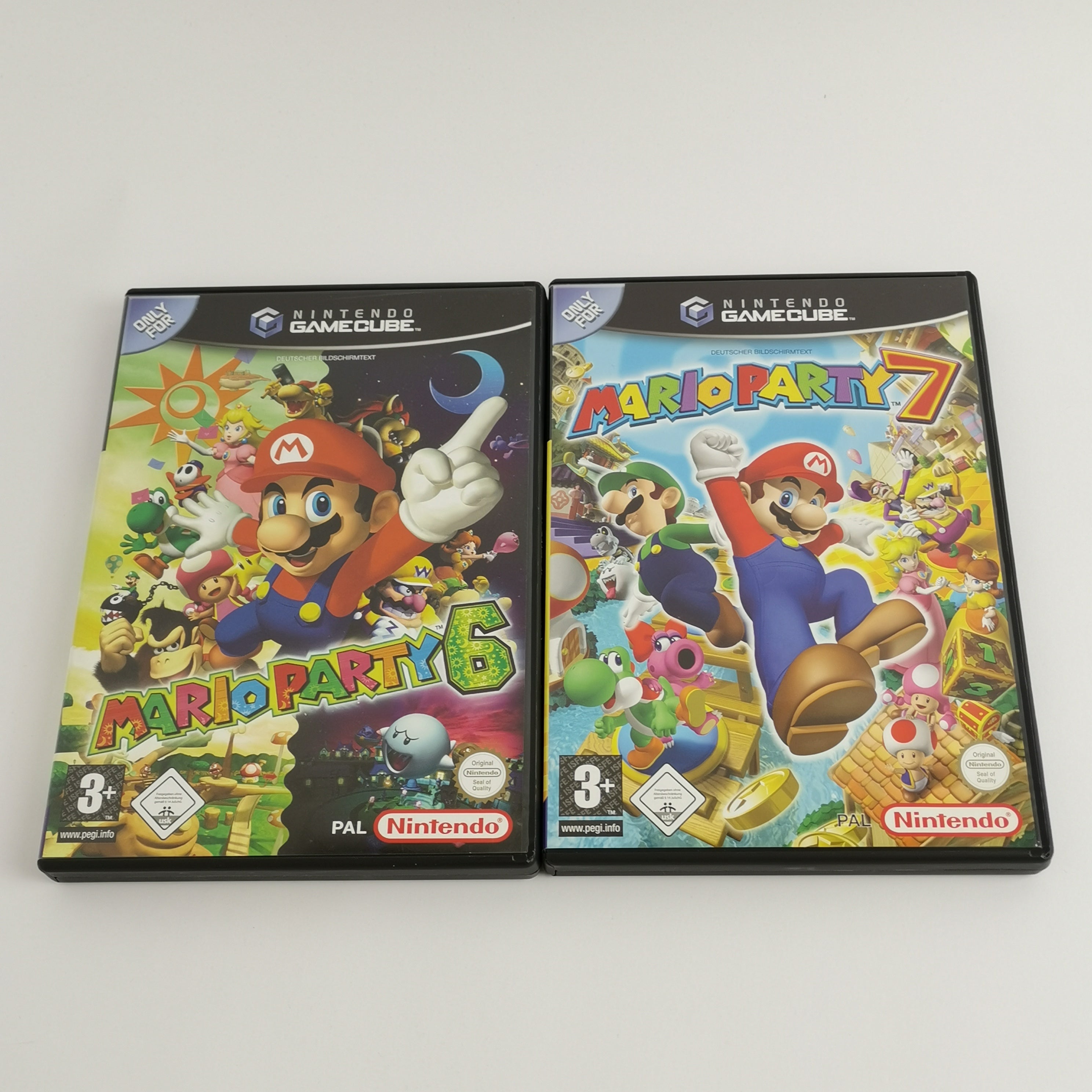 Nintendo Gamecube Spiele : Mario Party 6 & Mario Party 7 - Bundle | OVP dt. PAL