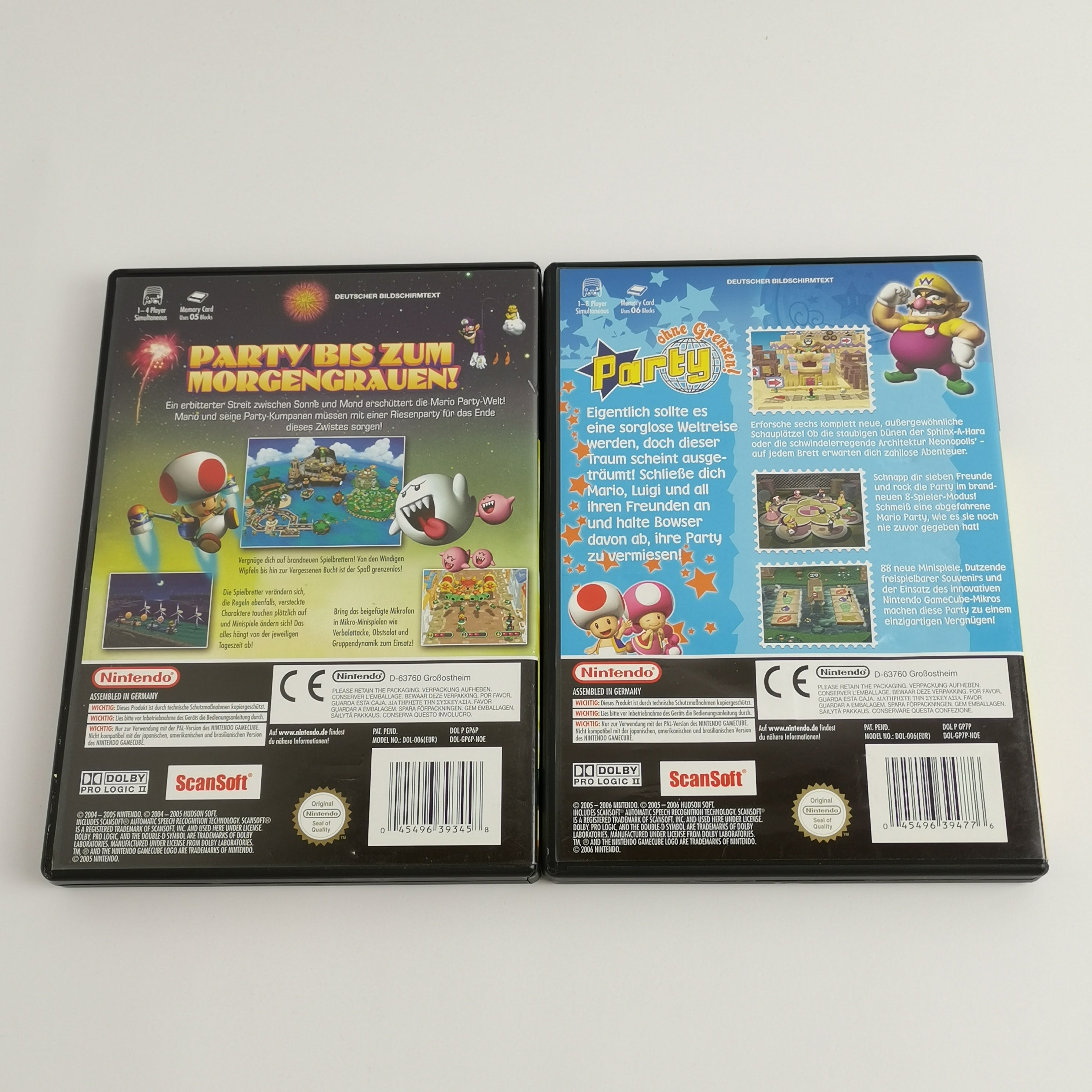 Nintendo Gamecube Spiele : Mario Party 6 & Mario Party 7 - Bundle | OVP dt. PAL