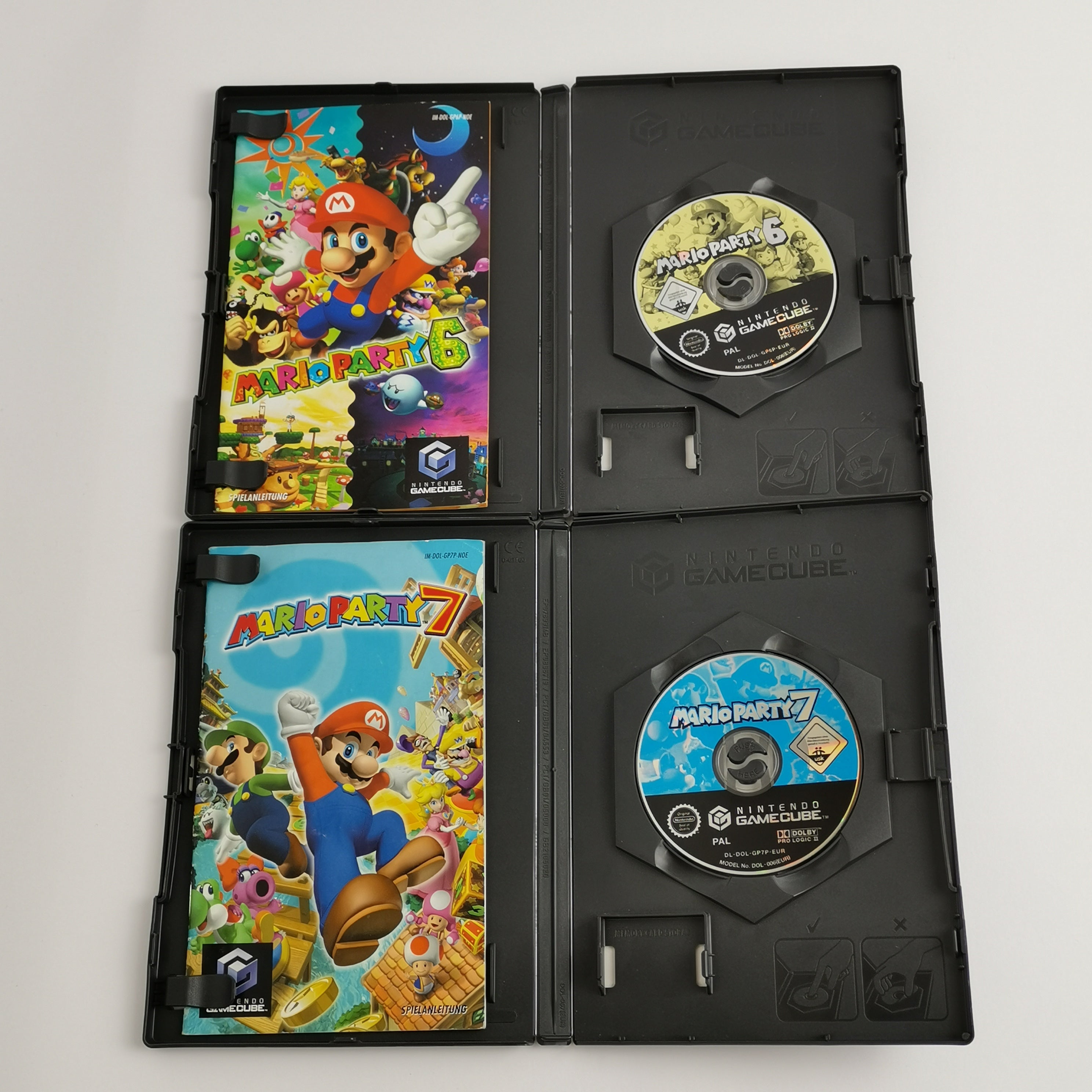 Nintendo Gamecube Spiele : Mario Party 6 & Mario Party 7 - Bundle | OVP dt. PAL
