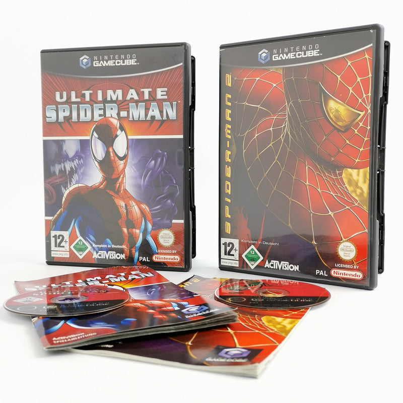 Nintendo Gamecube Games: Ultimate Spider-Man &amp; Spider-Man 2 | Spiderman original packaging