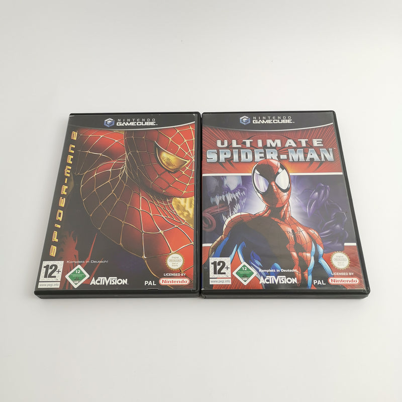 Nintendo Gamecube Games: Ultimate Spider-Man &amp; Spider-Man 2 | Spiderman original packaging