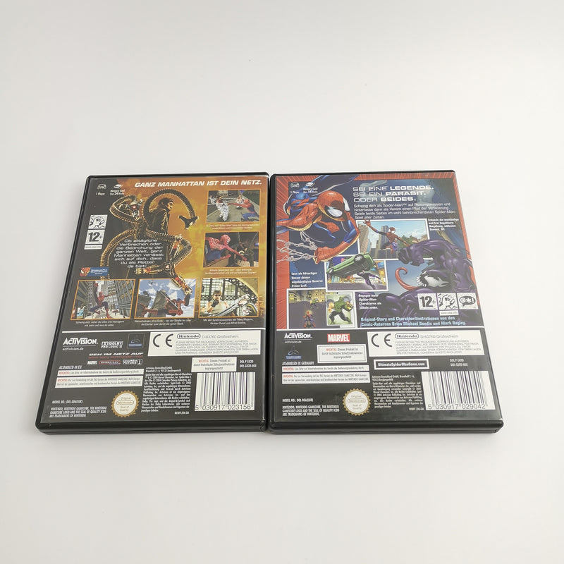Nintendo Gamecube Games: Ultimate Spider-Man &amp; Spider-Man 2 | Spiderman original packaging