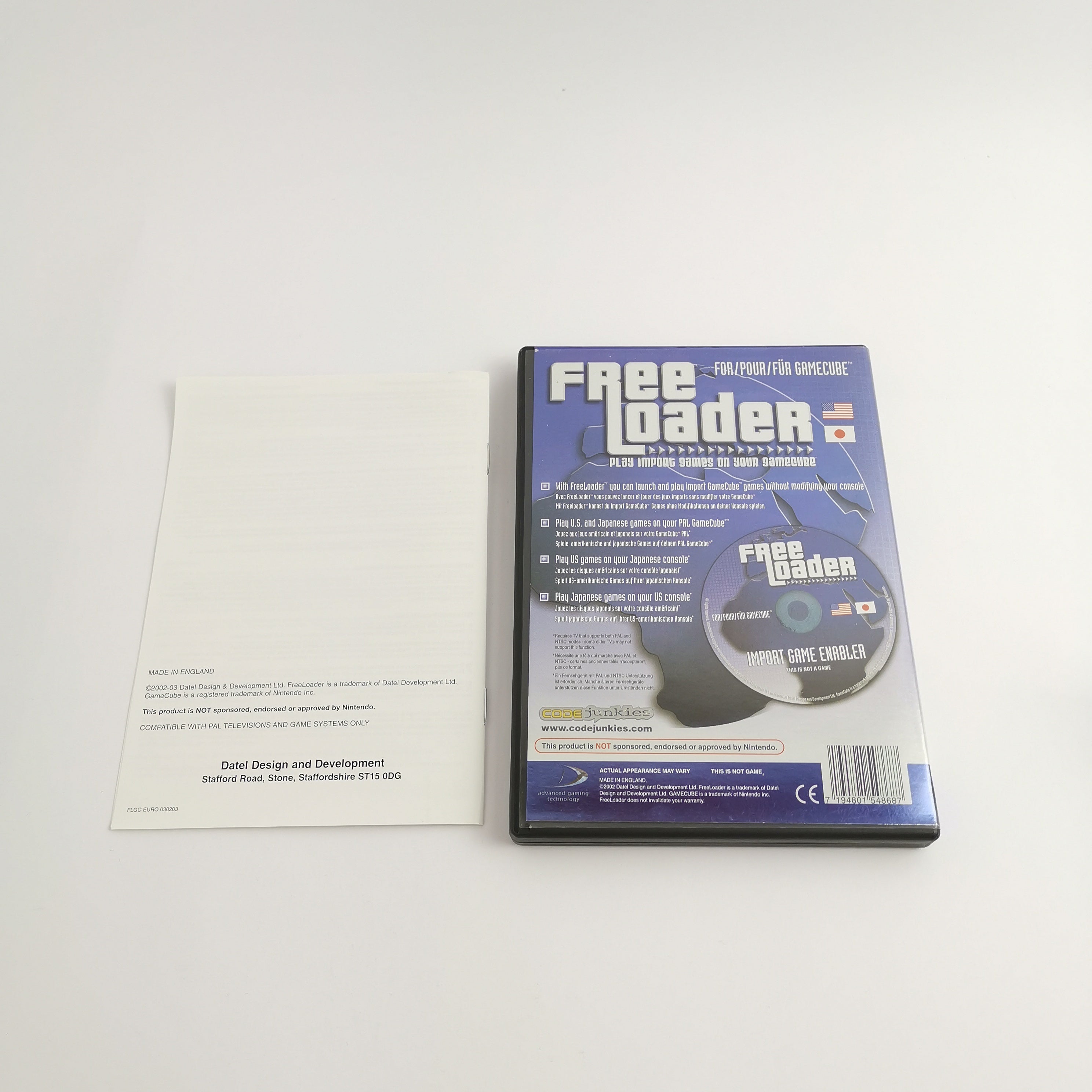 Nintendo Gamecube : Free Loader Import Game Enabler - USA / Japan | OVP