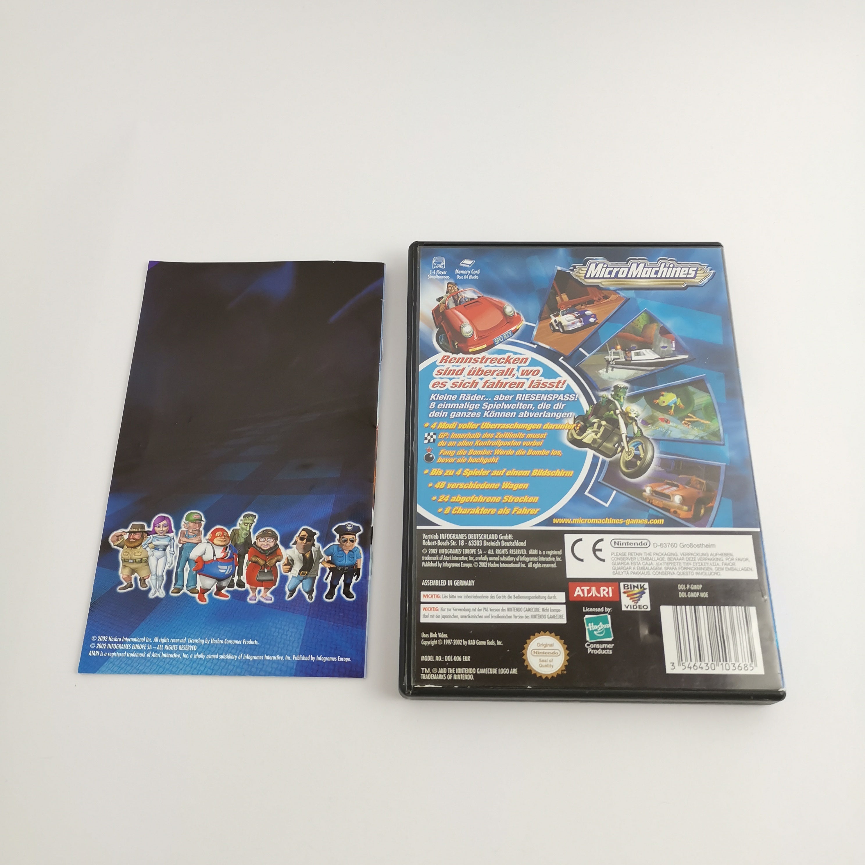 Nintendo Gamecube Spiel : Micro Machines - Atari | dt. PAL Version OVP