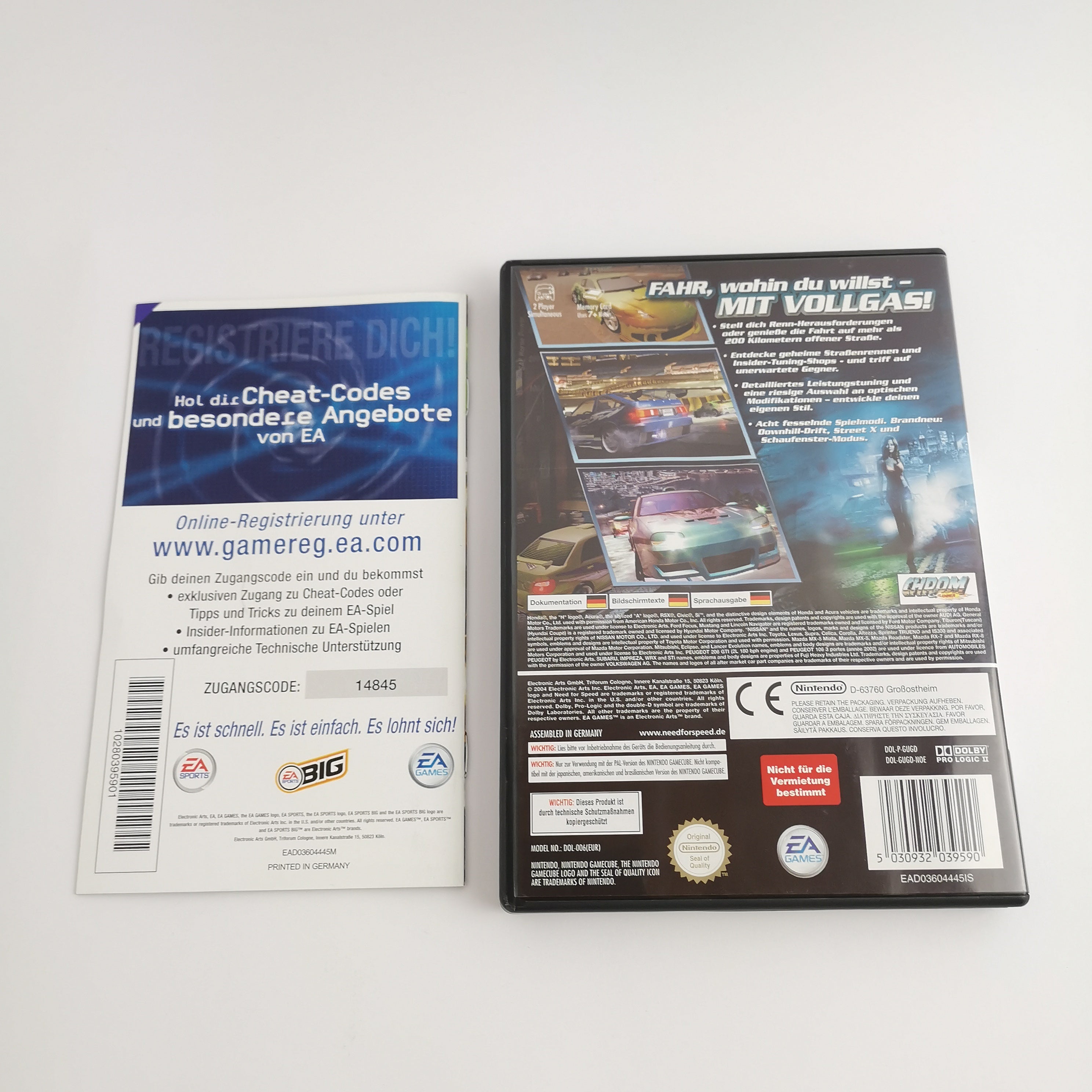 Nintendo Gamecube Spiel : Need for Speed Underground 2 | dt. PAL OVP - EA Games
