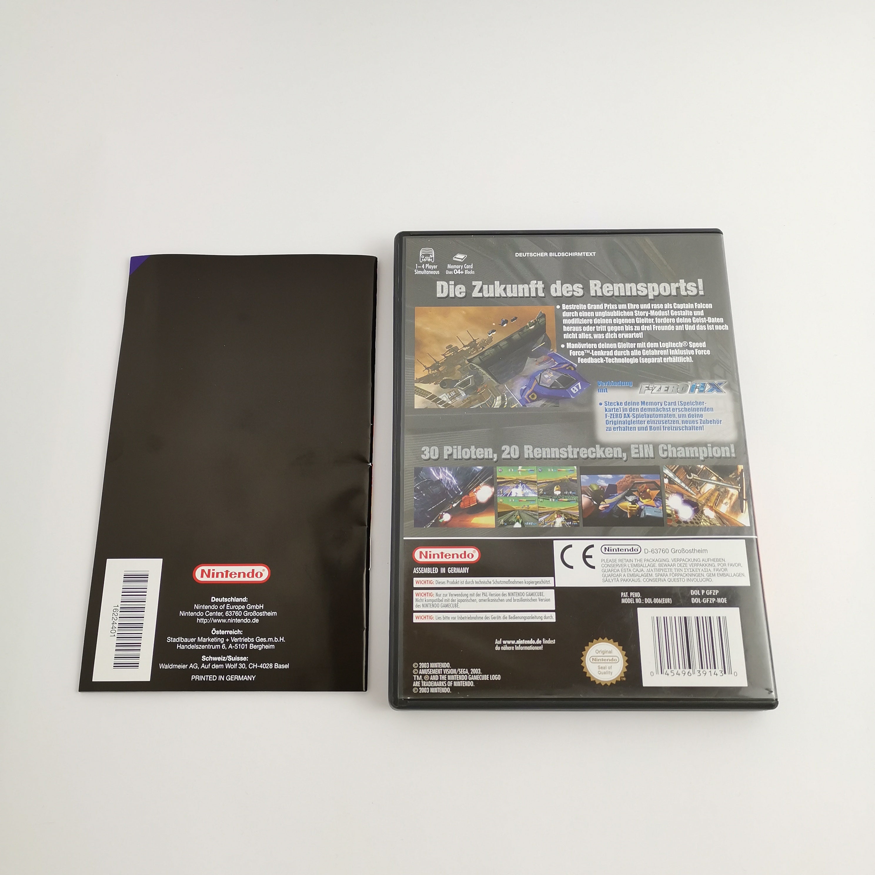 Nintendo Gamecube Spiel : F-Zero GX | dt. PAL Version - OVP inkl. VIP Code