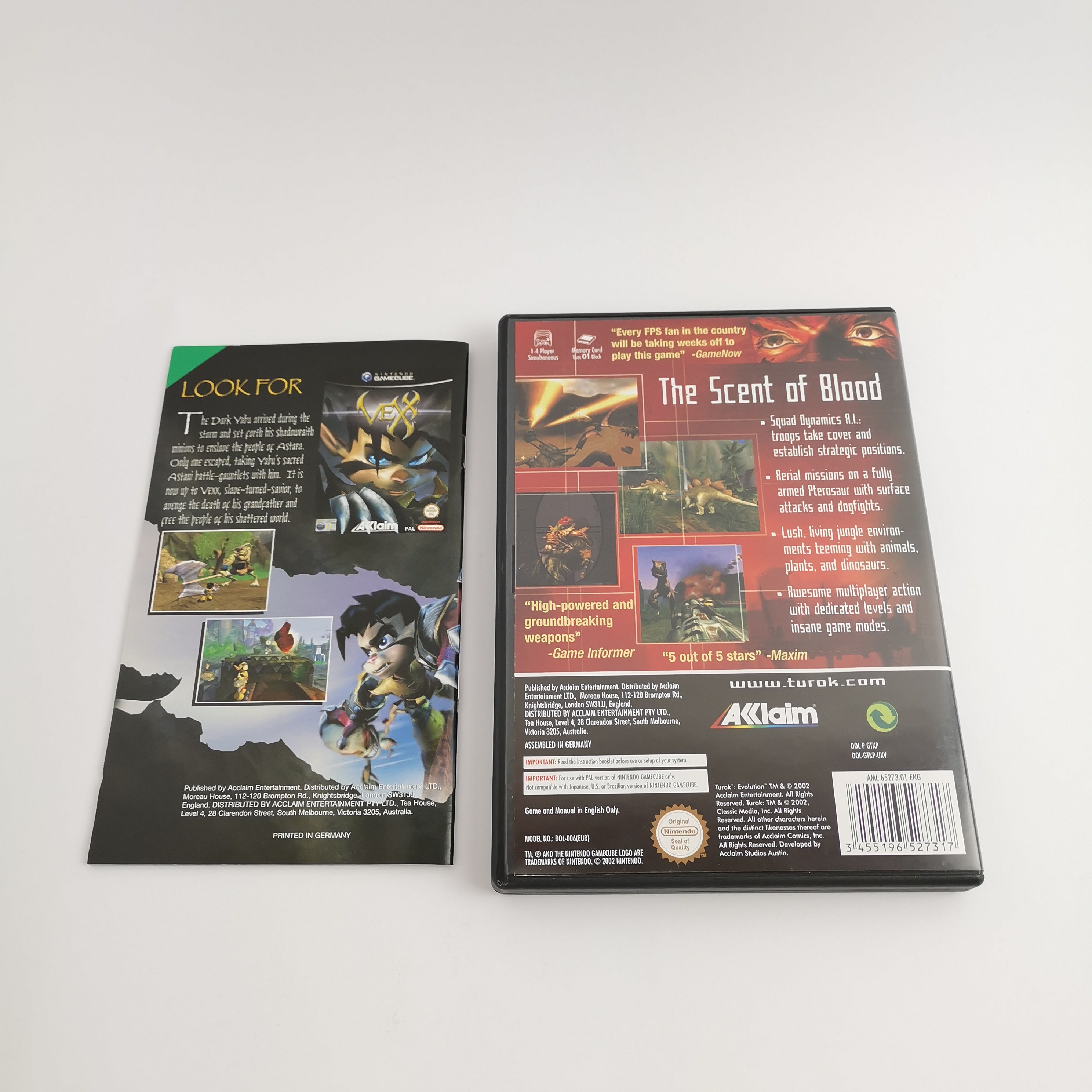 Nintendo Gamecube Spiel : Turok Evolution - UKV Version | PAL OVP USK18