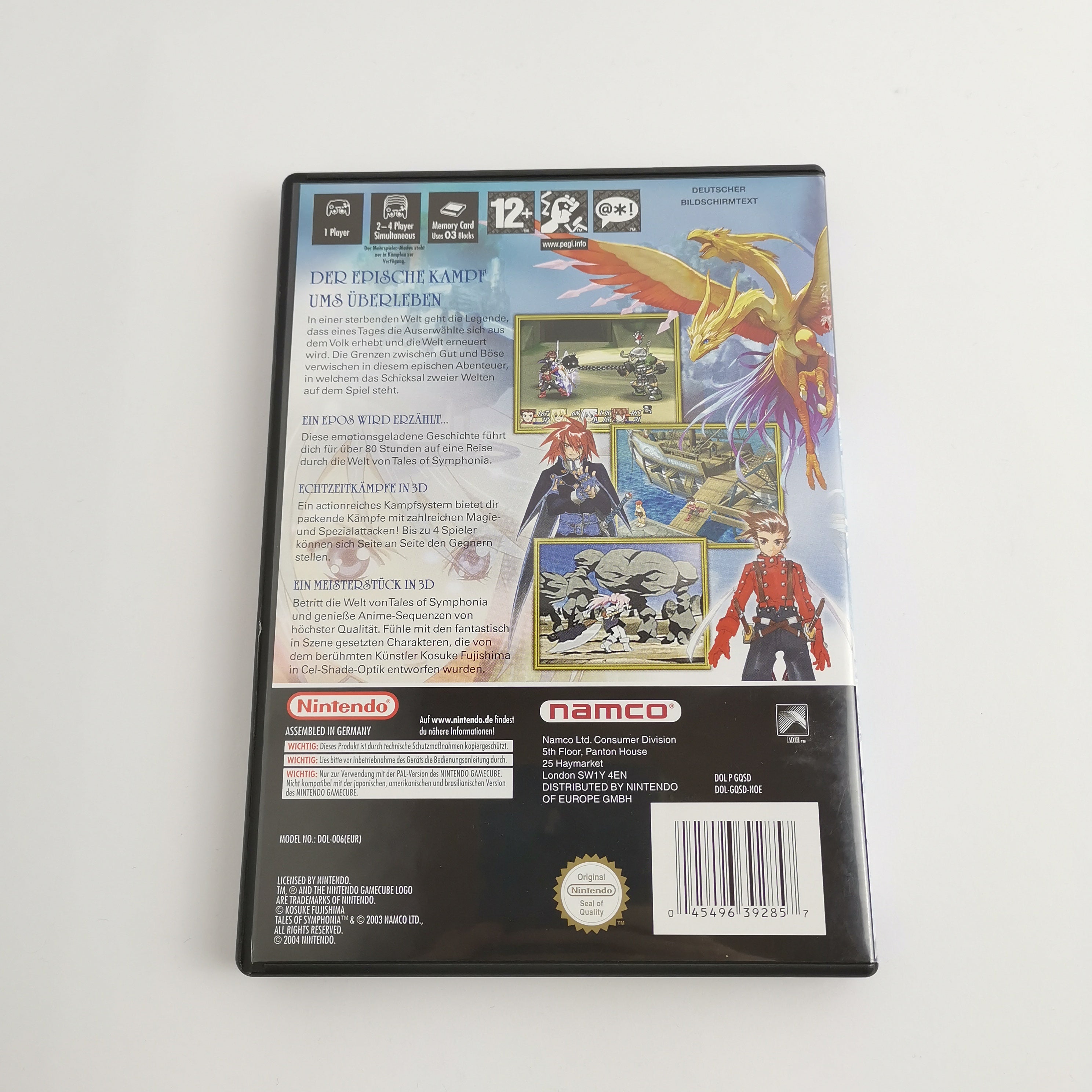 Nintendo Gamecube Spiel : Tales of Symphonia + Bradygames Strategy Guide - OVP