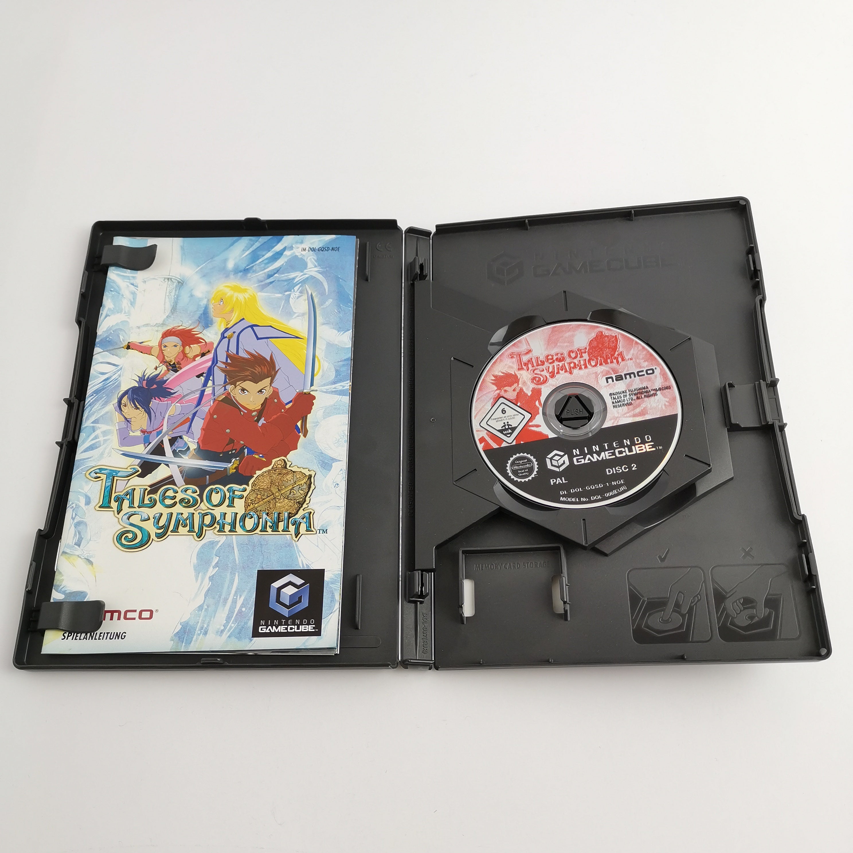 Nintendo Gamecube Spiel : Tales of Symphonia + Bradygames Strategy Guide - OVP