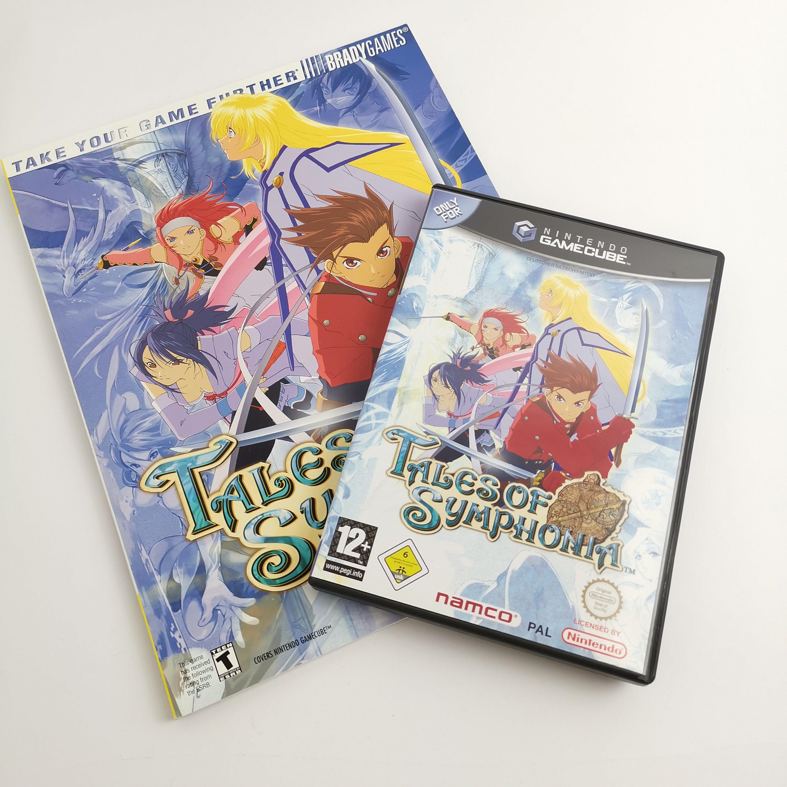 Nintendo Gamecube Spiel : Tales of Symphonia + Bradygames Strategy Guide - OVP