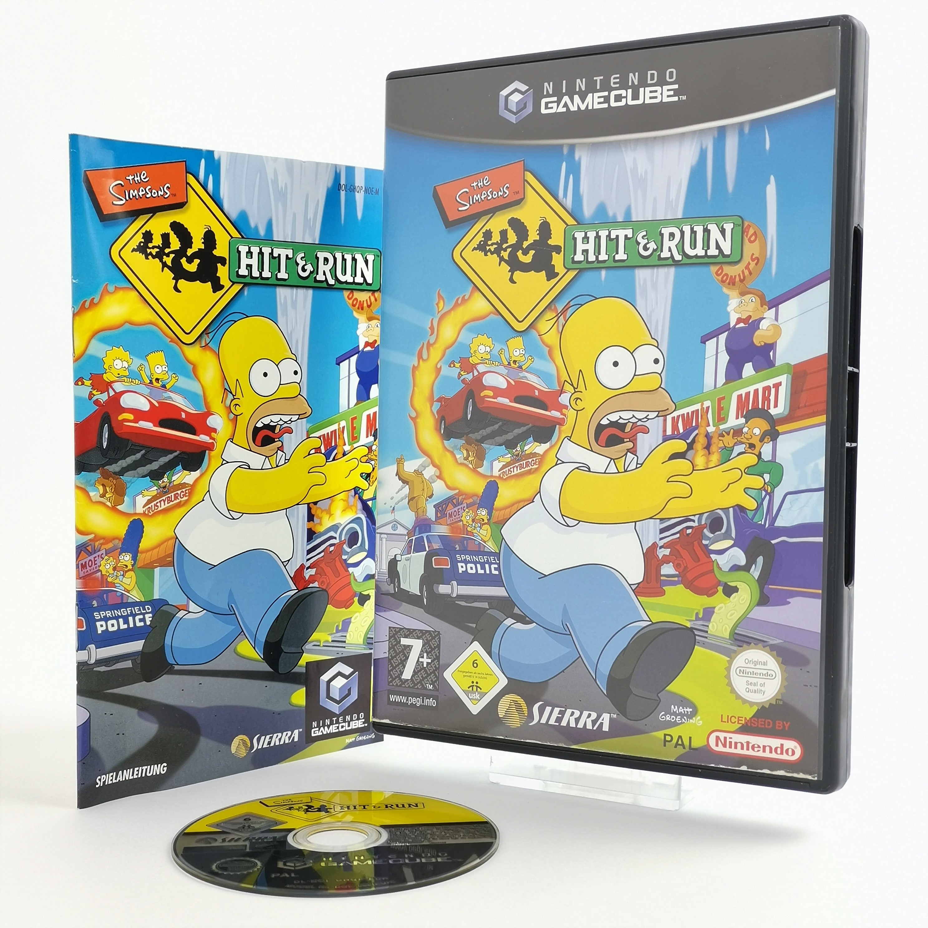 Nintendo Gamecube Spiel : The Simpsons Hit & Run | dt. PAL OVP - Sierra