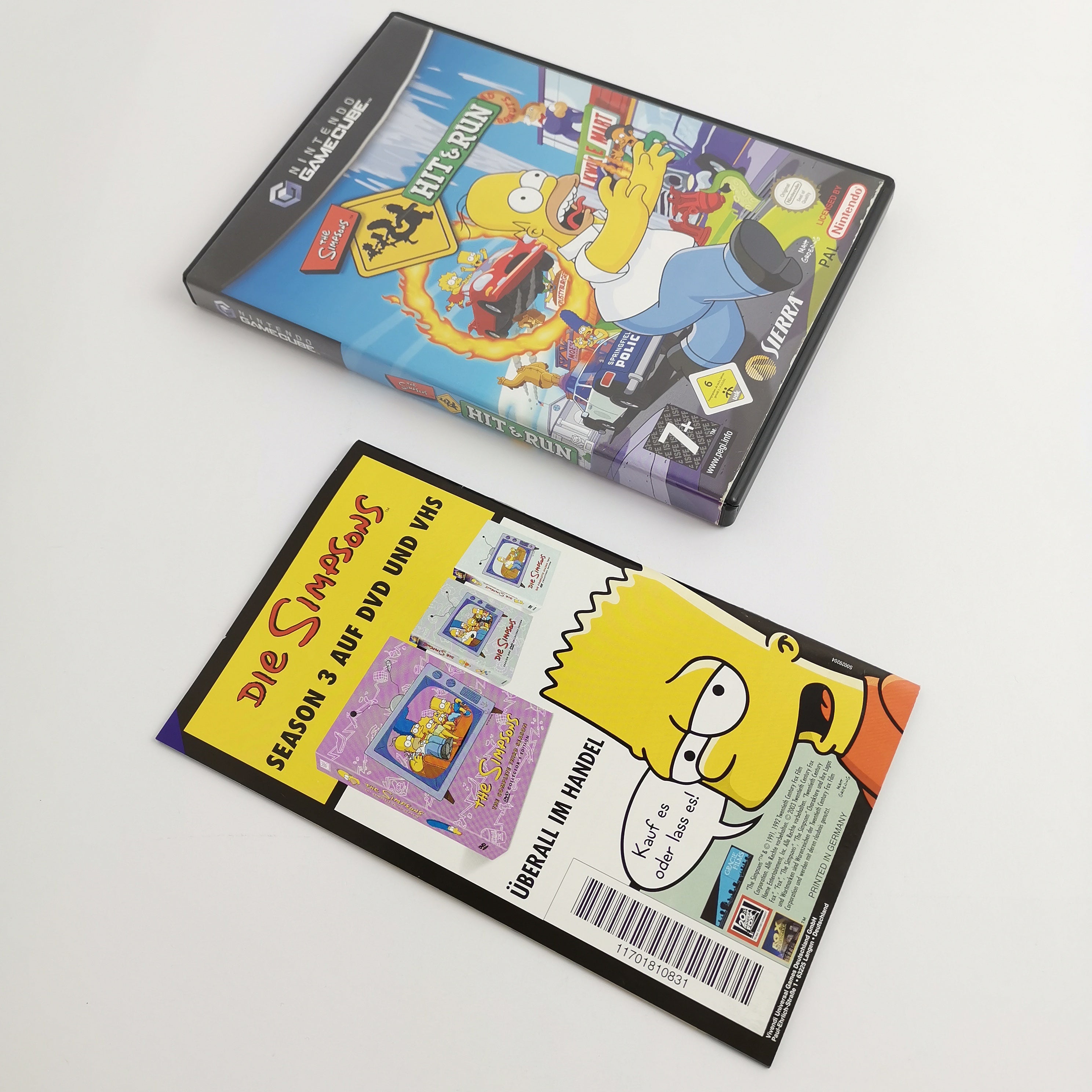 Nintendo Gamecube Spiel : The Simpsons Hit & Run | dt. PAL OVP - Sierra