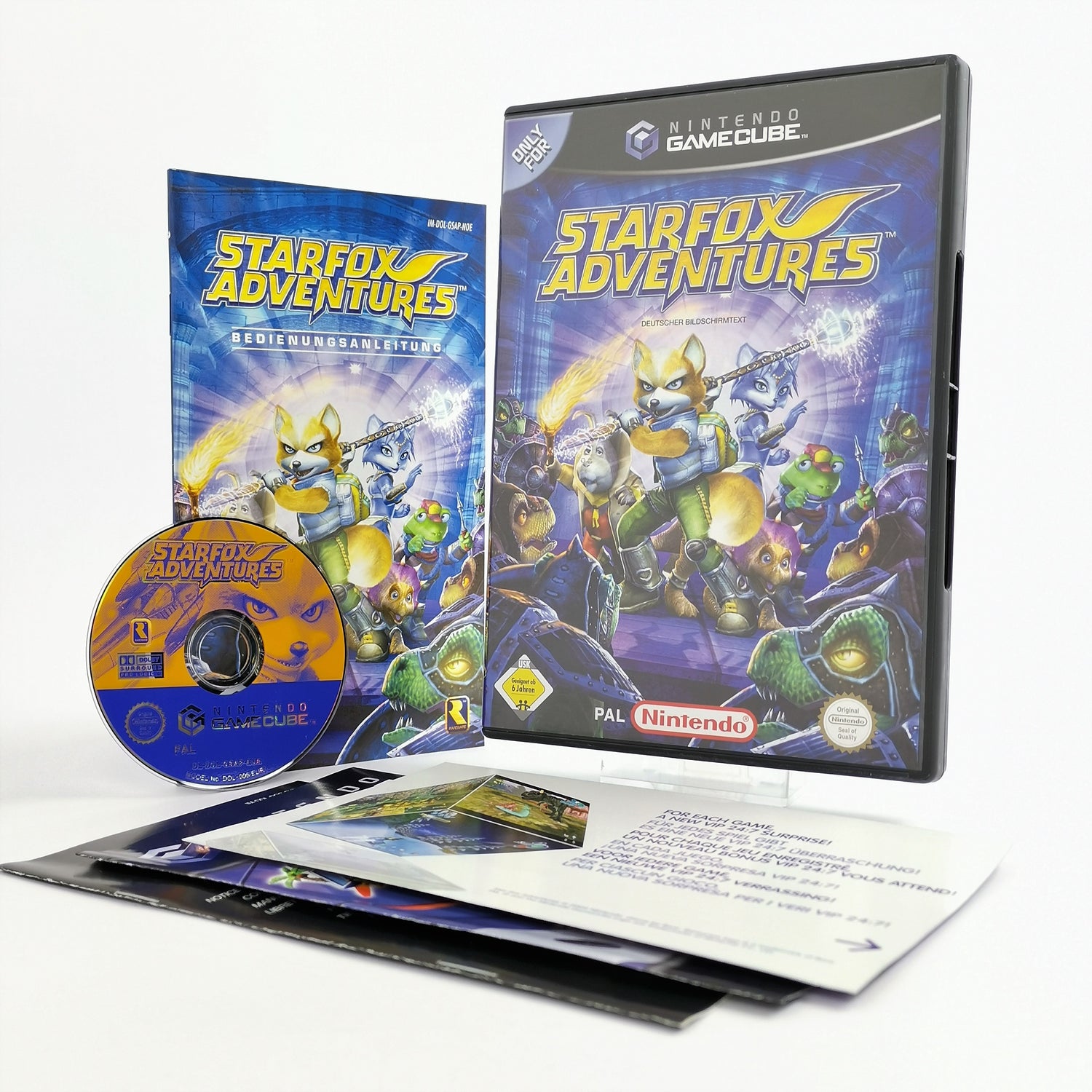 Nintendo Gamecube Spiel : Starfox Adventures | dt. PAL Version - OVP