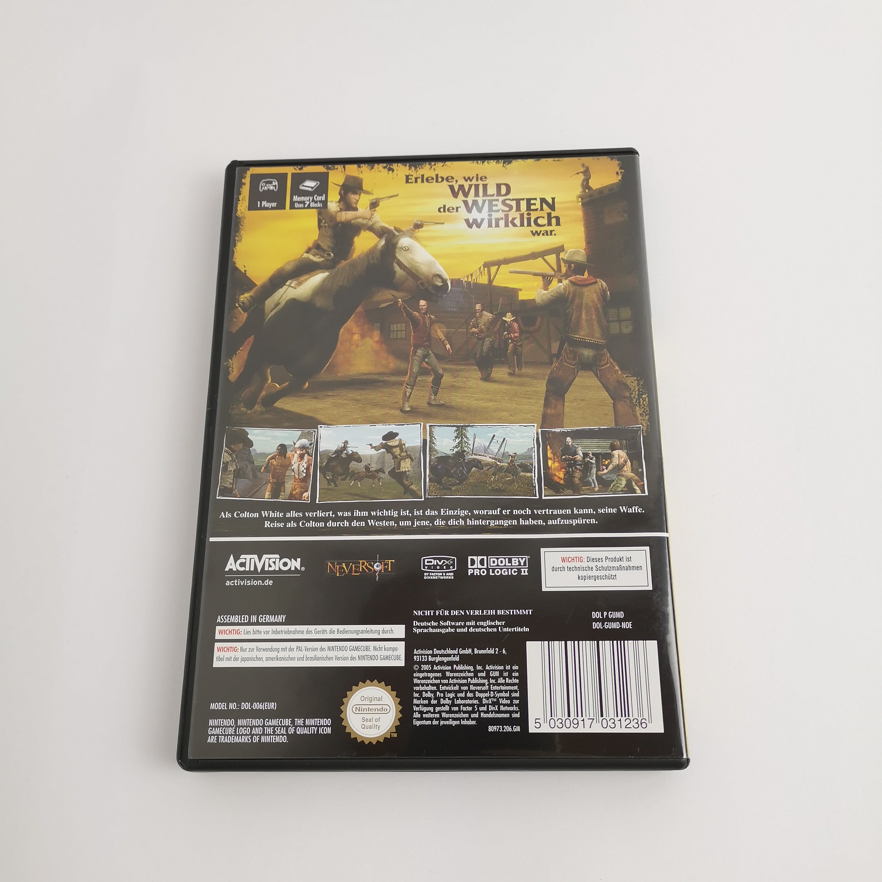 Nintendo Gamecube Spiel : GUN - Activision | dt. PAL Version - OVP