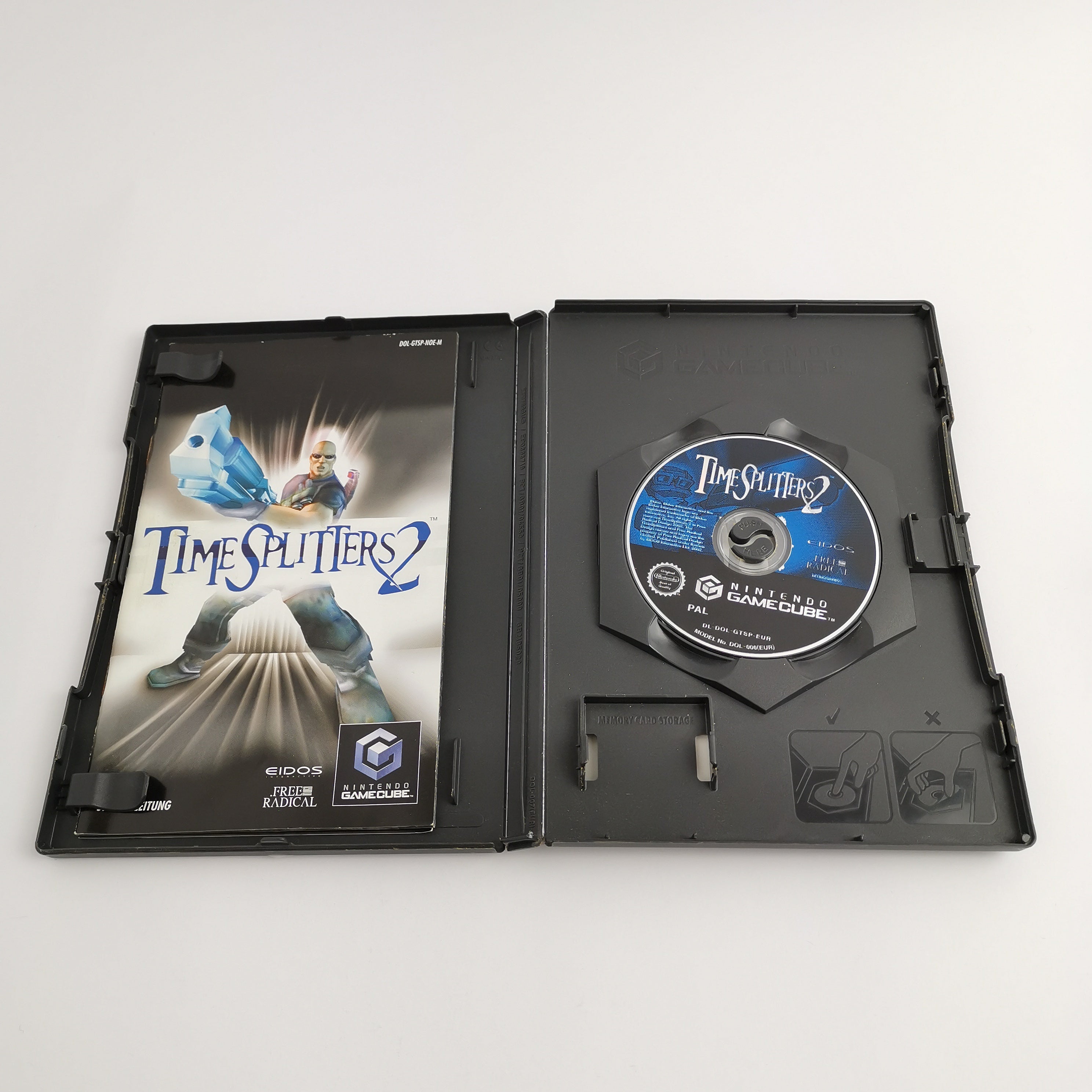 Nintendo Gamecube Spiel : Time Splitters 2 | dt. PAL Version OVP - Eidos * gut