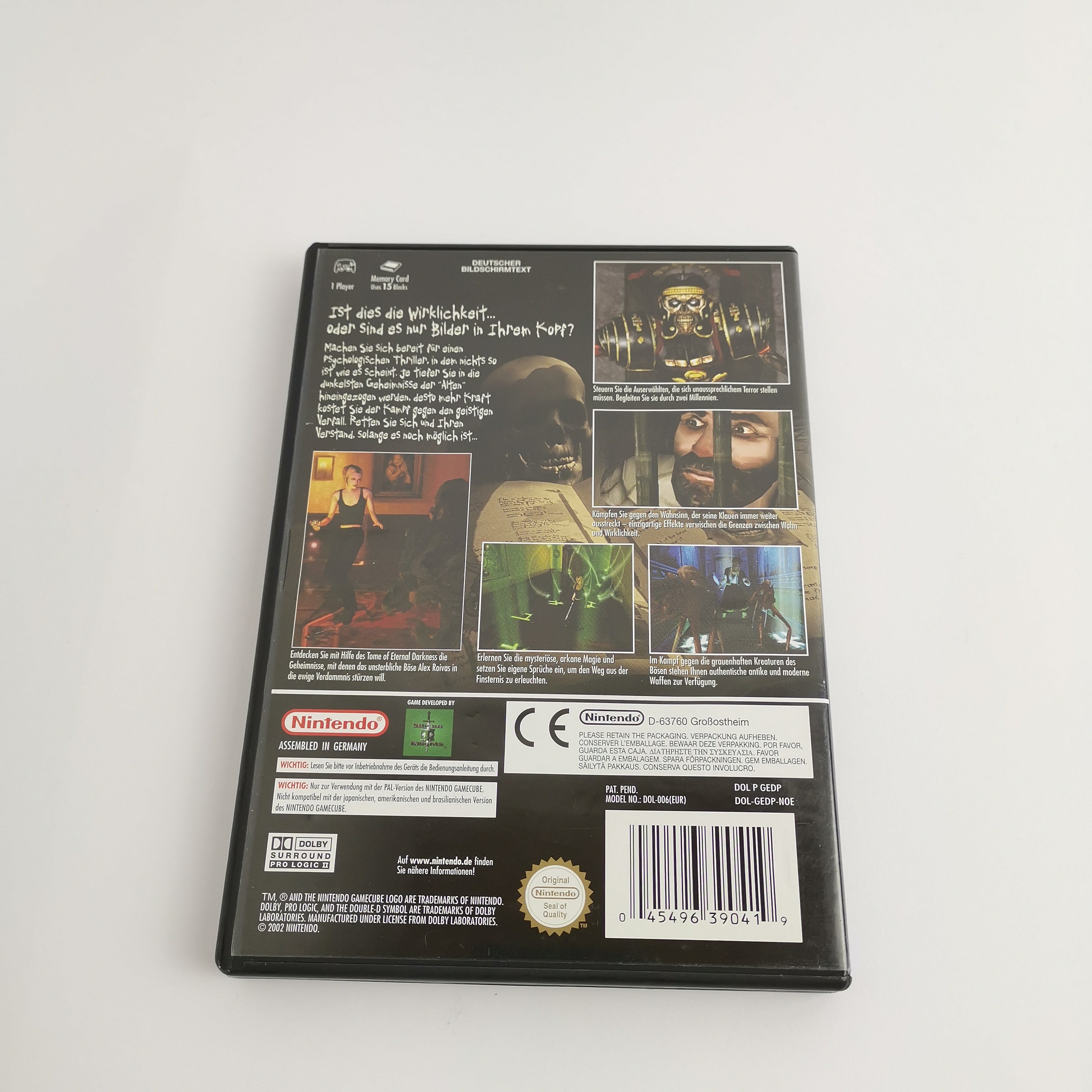 Nintendo Gamecube Spiel : Eternal Darkness Sanitys Requiem | dt. PAL OVP * gut