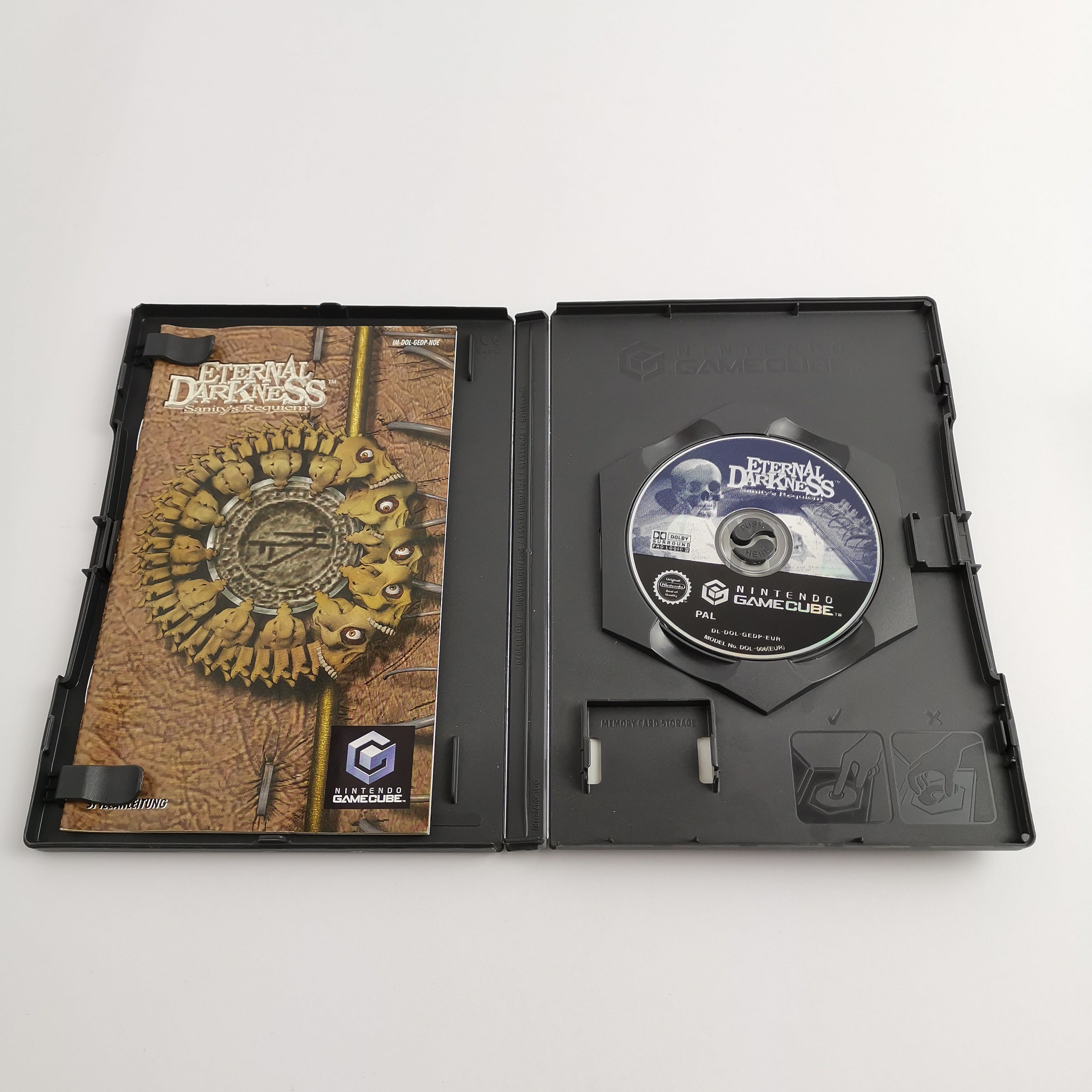 Nintendo Gamecube Spiel : Eternal Darkness Sanitys Requiem | dt. PAL OVP * gut