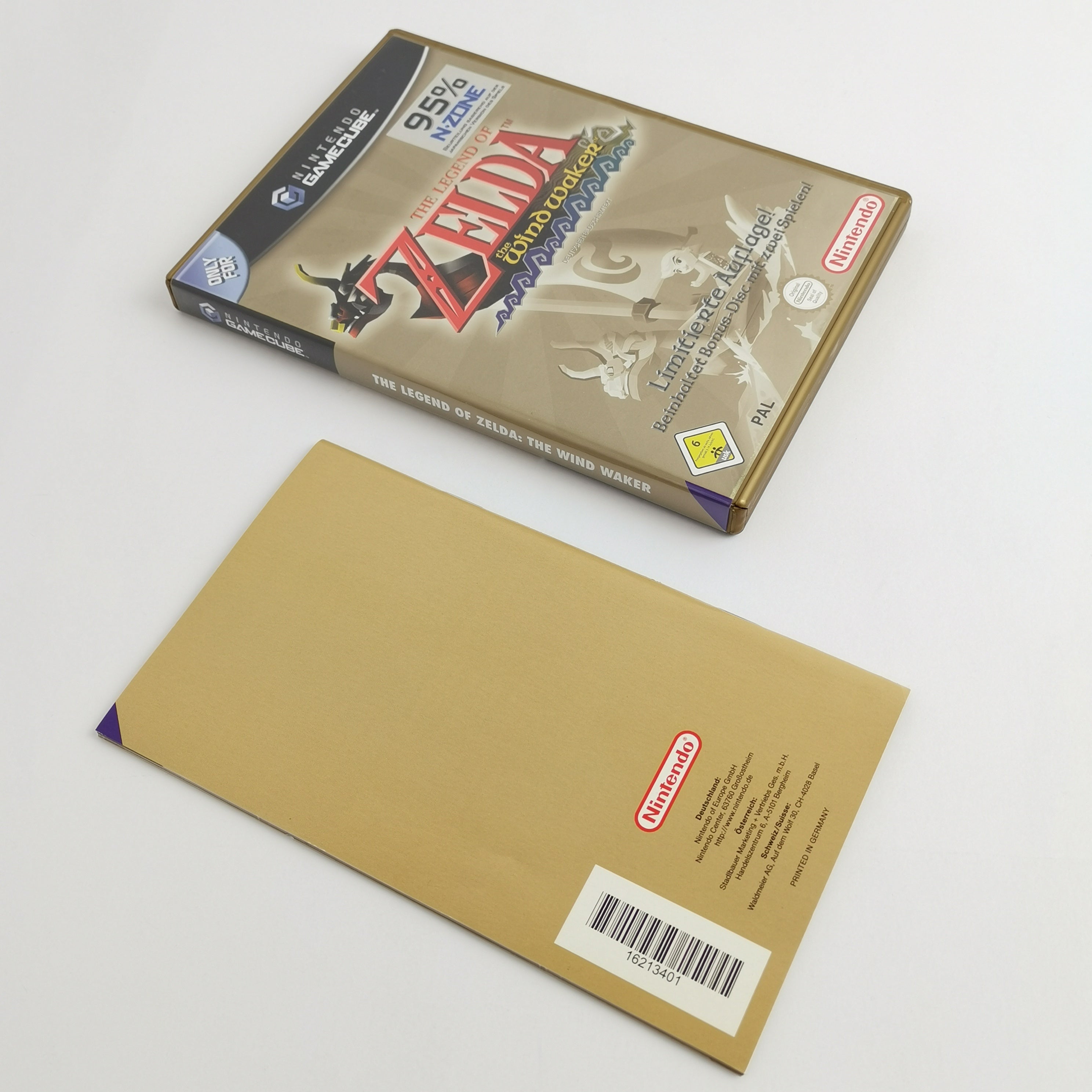 Nintendo Gamecube The Legend of Zelda the Windwaker Limiterte Auflage - OVP PAL