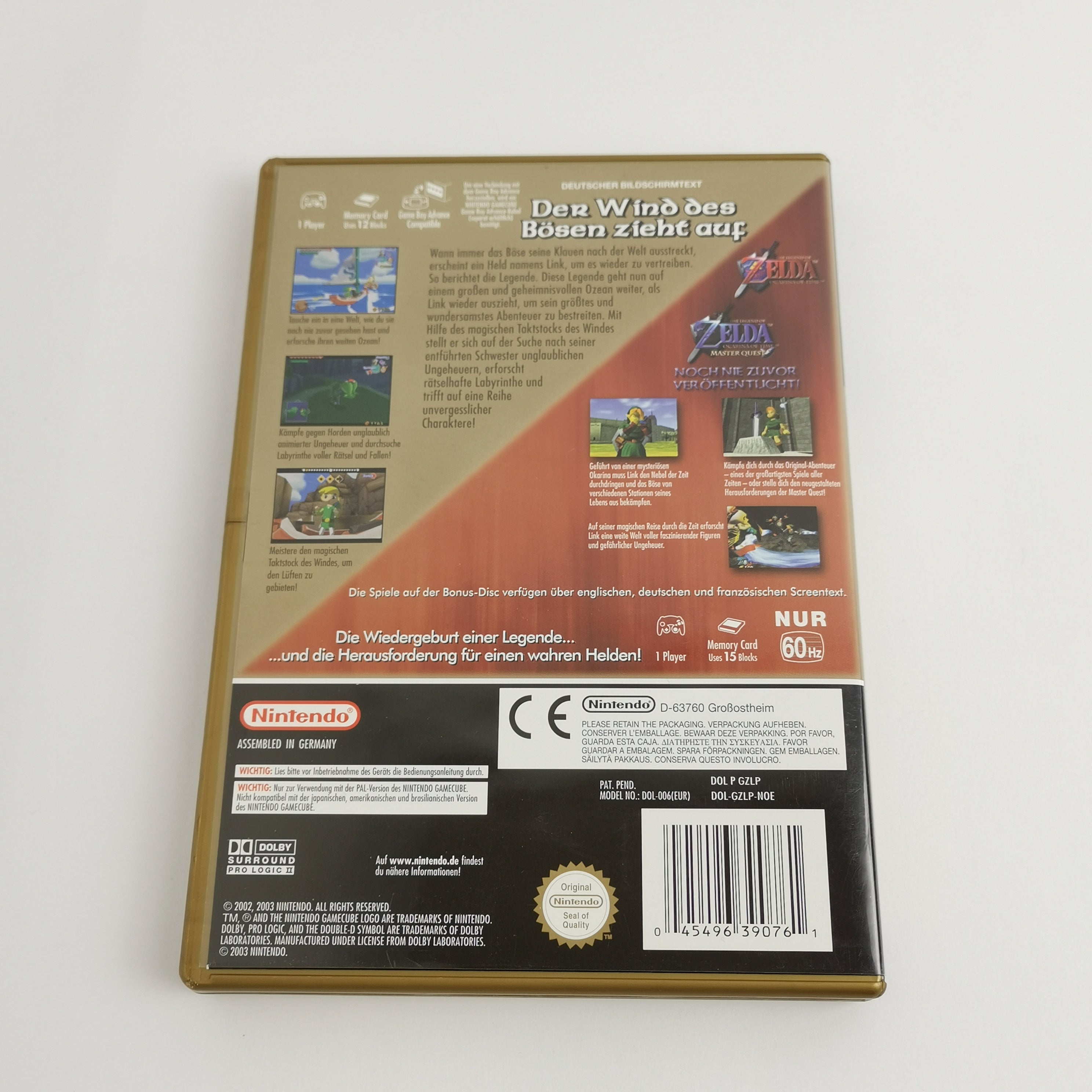 Nintendo Gamecube The Legend of Zelda the Windwaker Limiterte Auflage - OVP PAL