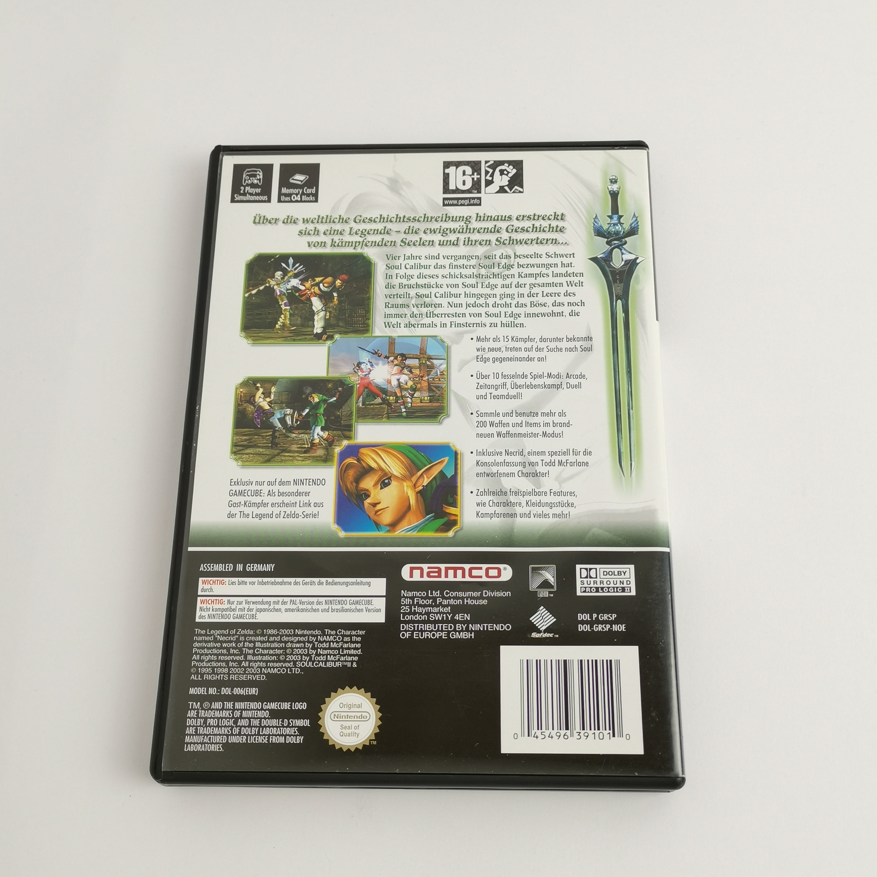 Nintendo Gamecube Spiel : Soul Calibur II 2 - Namco | PAL OVP - Zustand wählbar