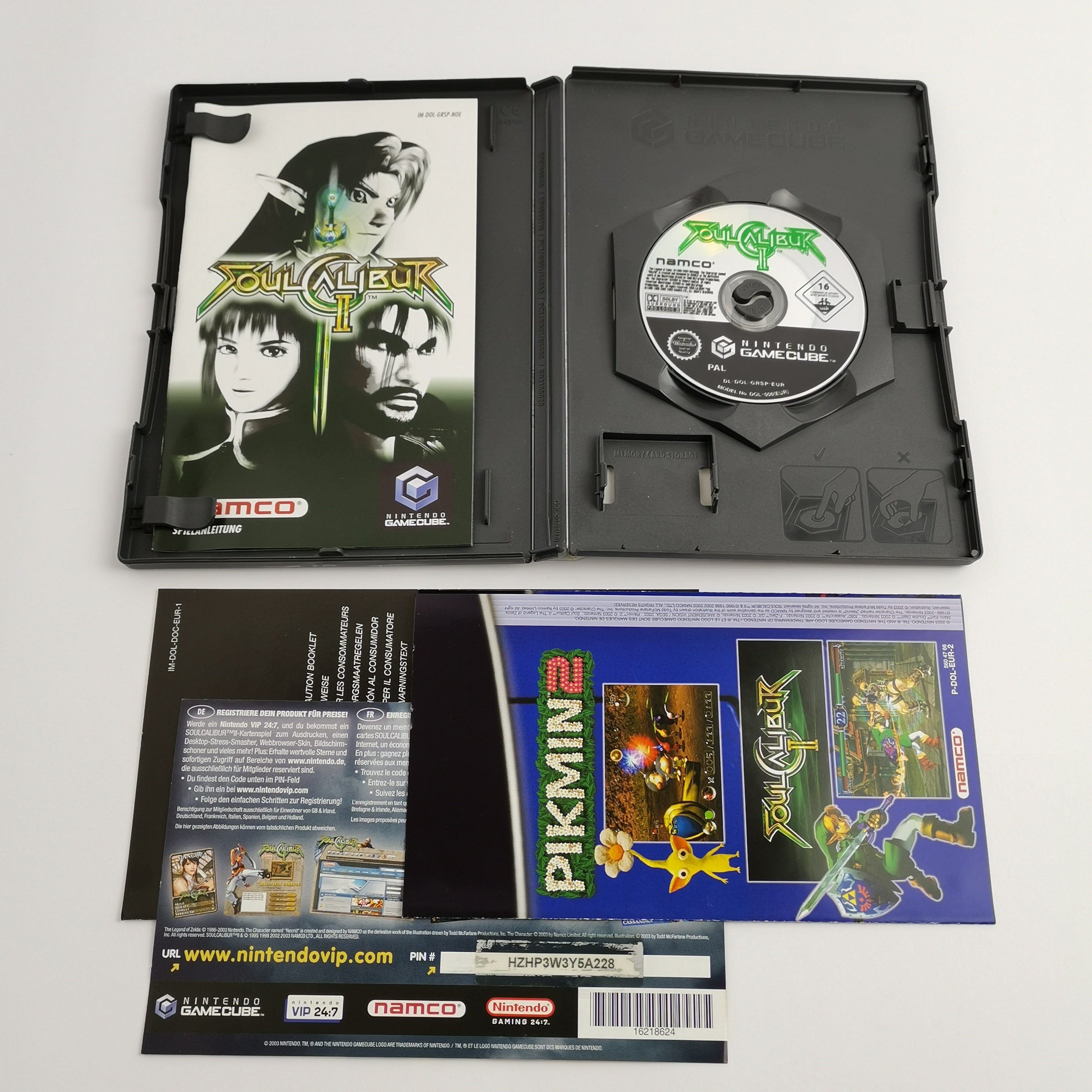 Nintendo Gamecube Spiel : Soul Calibur II 2 - Namco | PAL OVP - Zustand wählbar