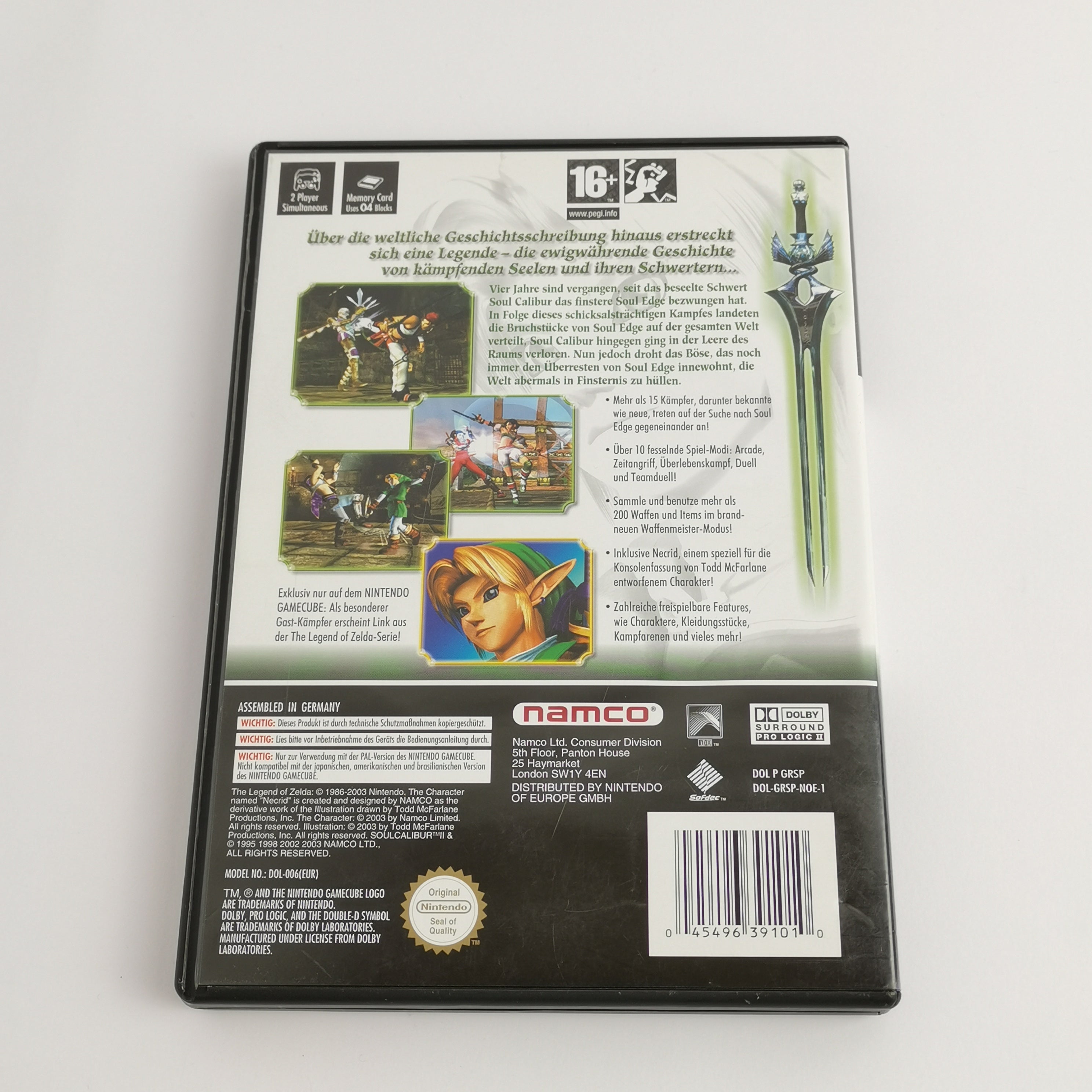 Nintendo Gamecube Spiel : Soul Calibur II 2 - Namco | PAL OVP - Zustand wählbar