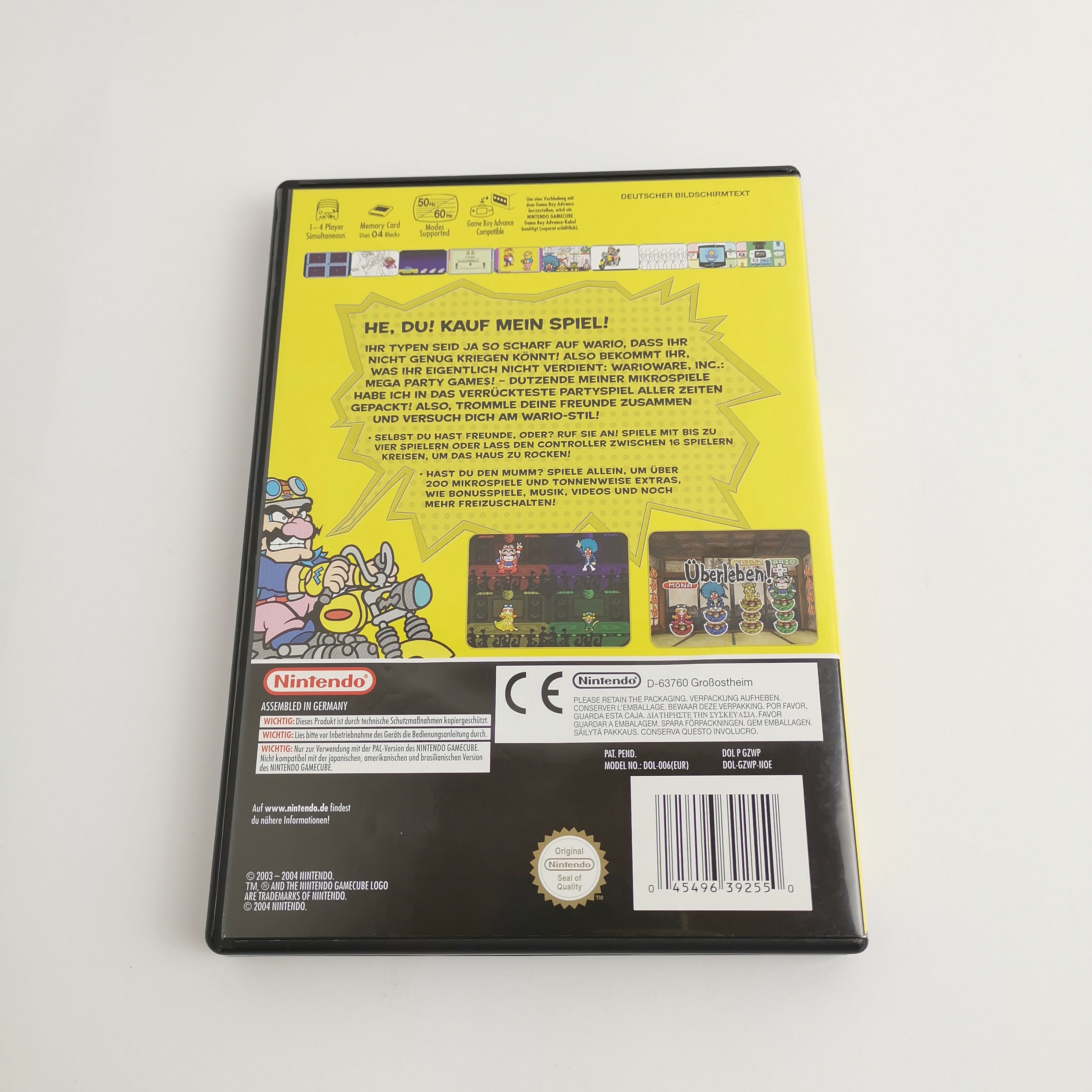 Nintendo Gamecube Spiel : Wario Ware Inc. Mega Party Game$ OVP - Zustand wählbar