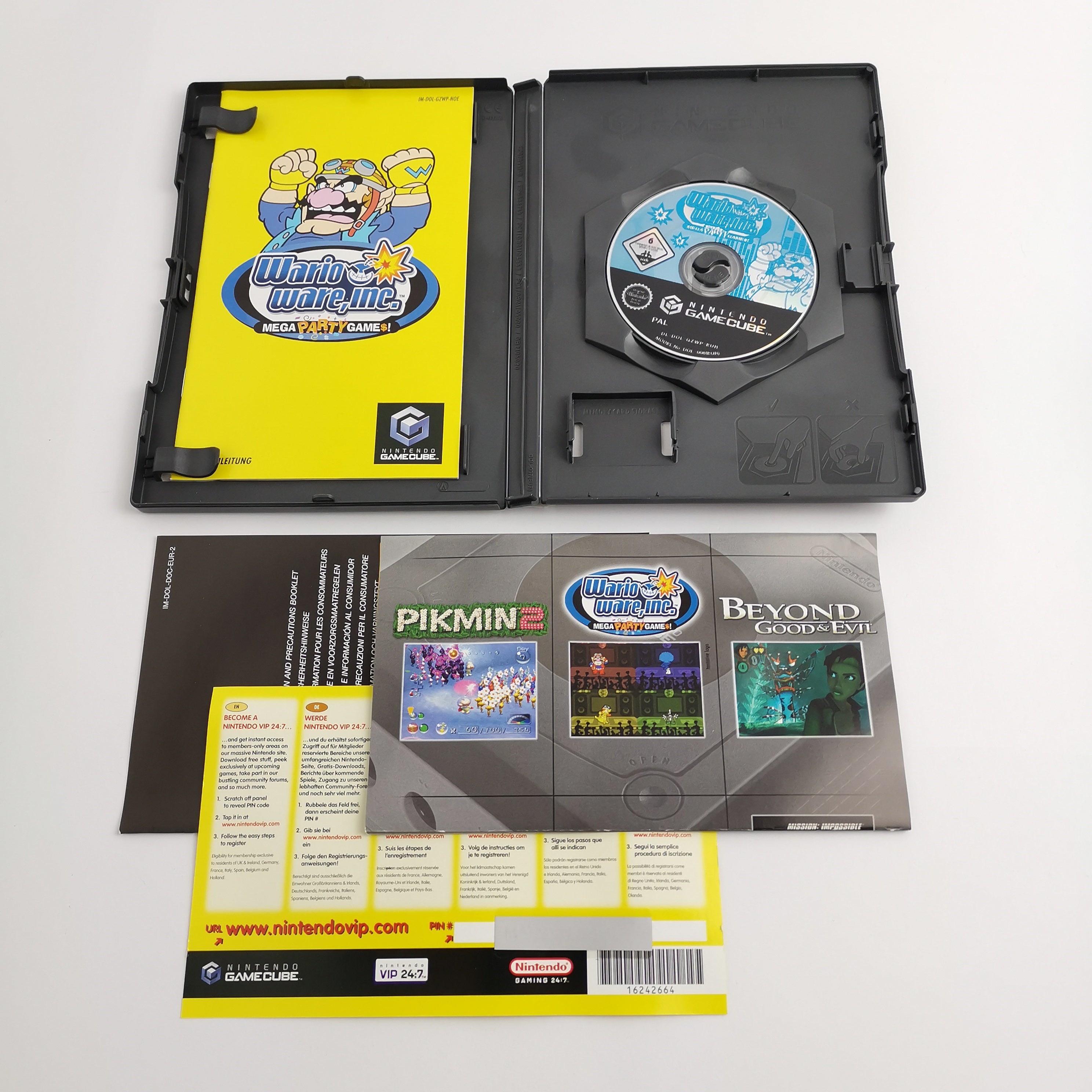 Nintendo Gamecube Spiel : Wario Ware Inc. Mega Party Game$ OVP - Zustand wählbar