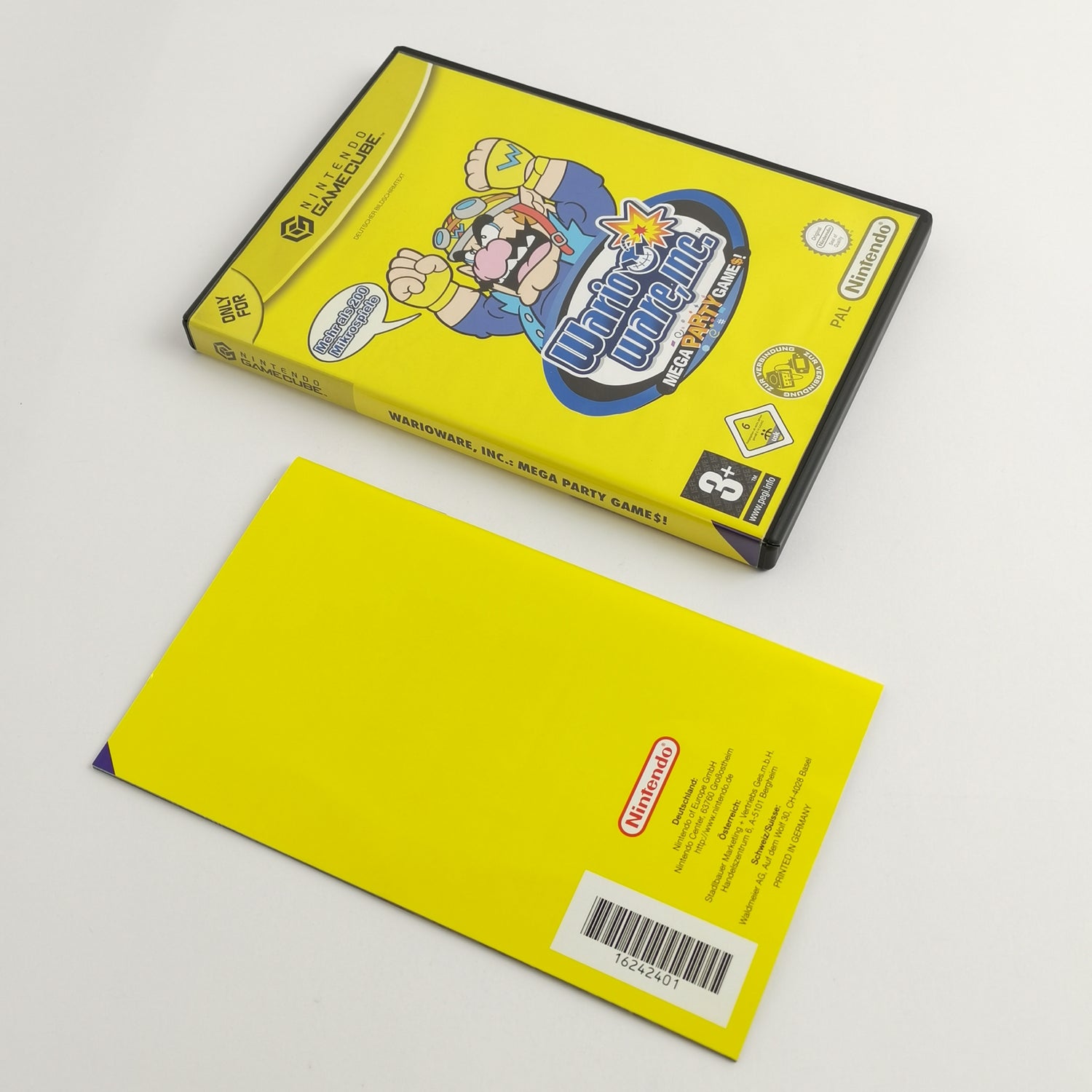 Nintendo Gamecube game: Wario Ware Inc. Mega Party Game$ original packaging - condition selectable