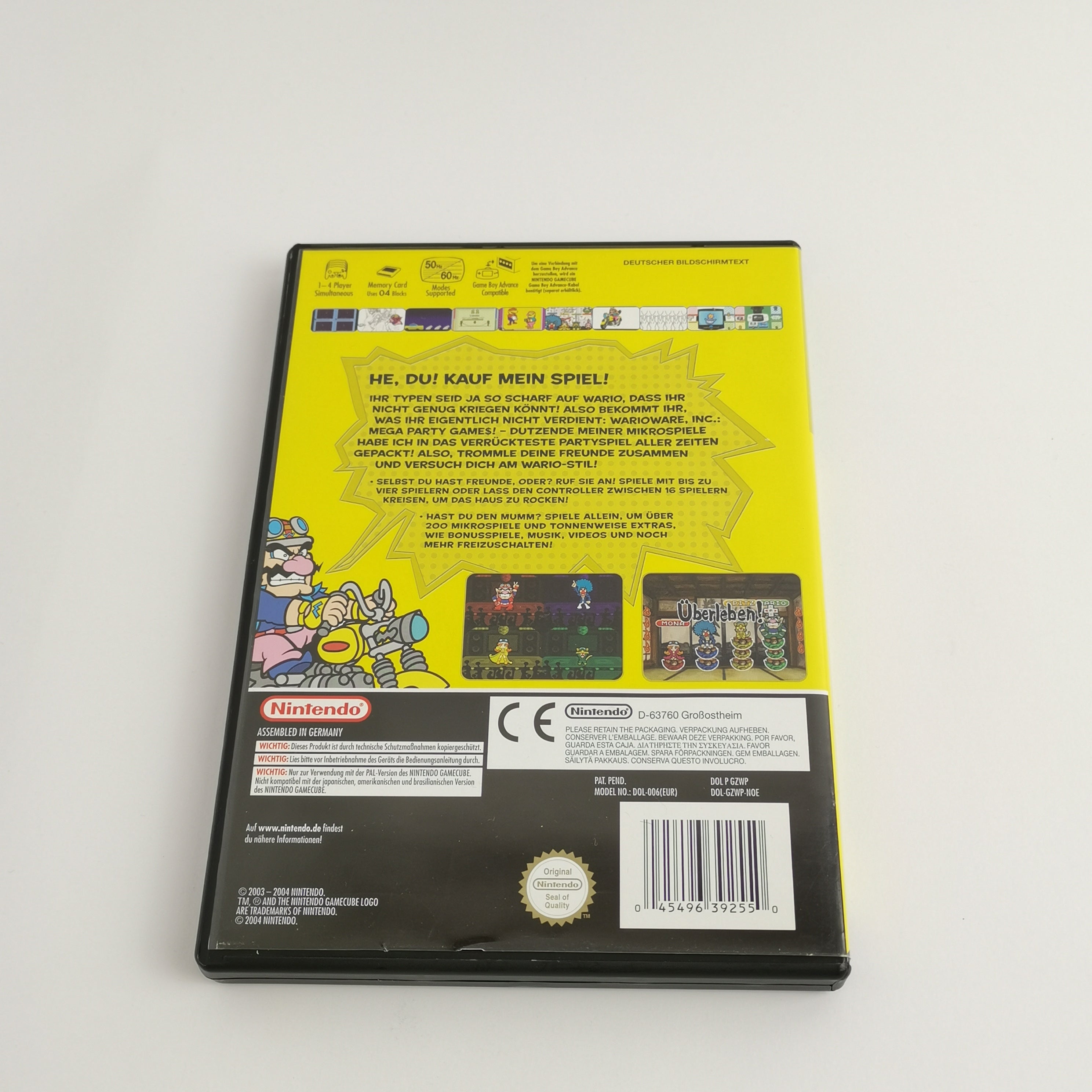 Nintendo Gamecube Spiel : Wario Ware Inc. Mega Party Game$ OVP - Zustand wählbar