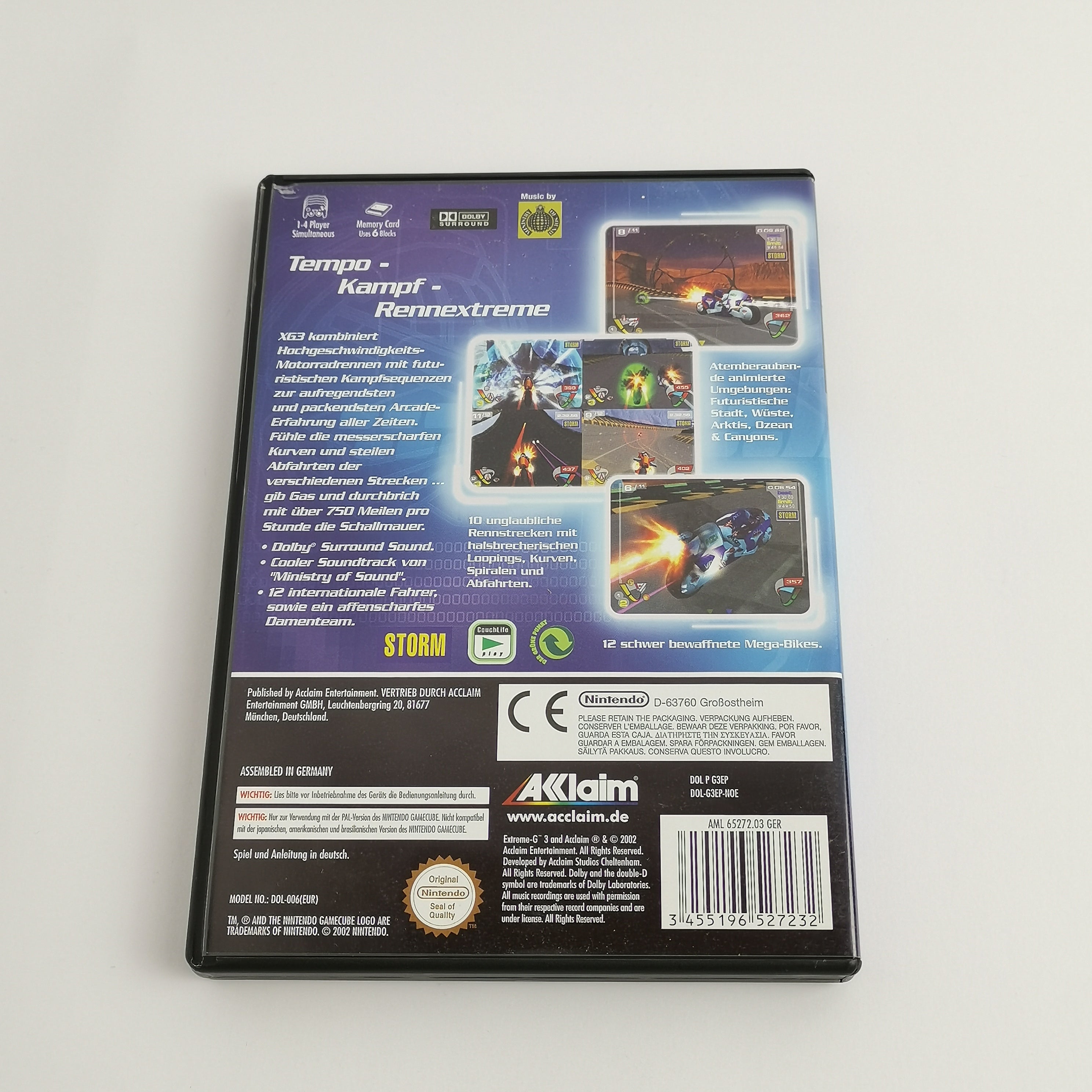 Nintendo Gamecube Spiel : XG III Extreme G Racing 3 | PAL OVP - sehr gut *