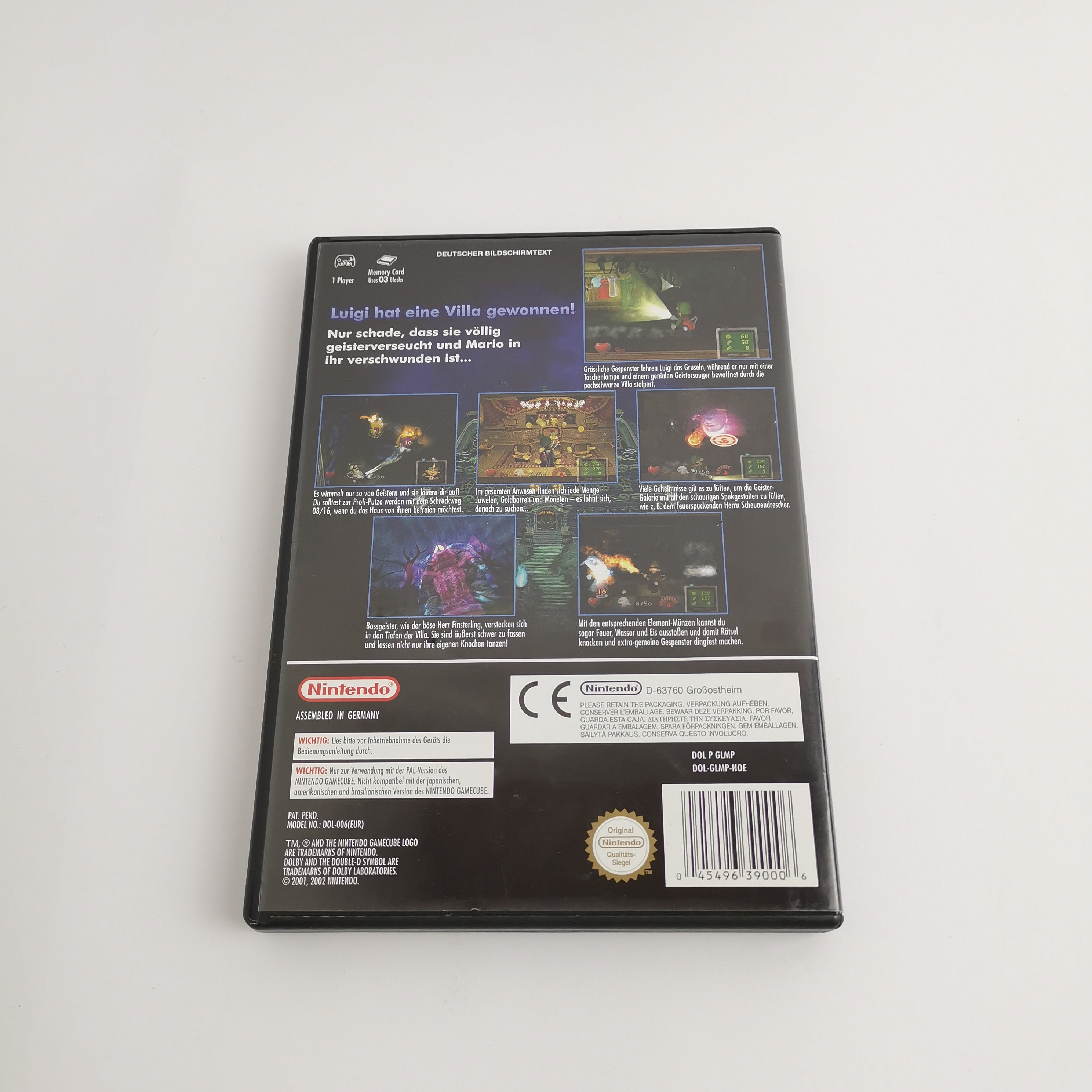 Nintendo Gamecube Spiel : Luigi´s Mansion | dt. PAL Erstauflage OVP - sehr gut