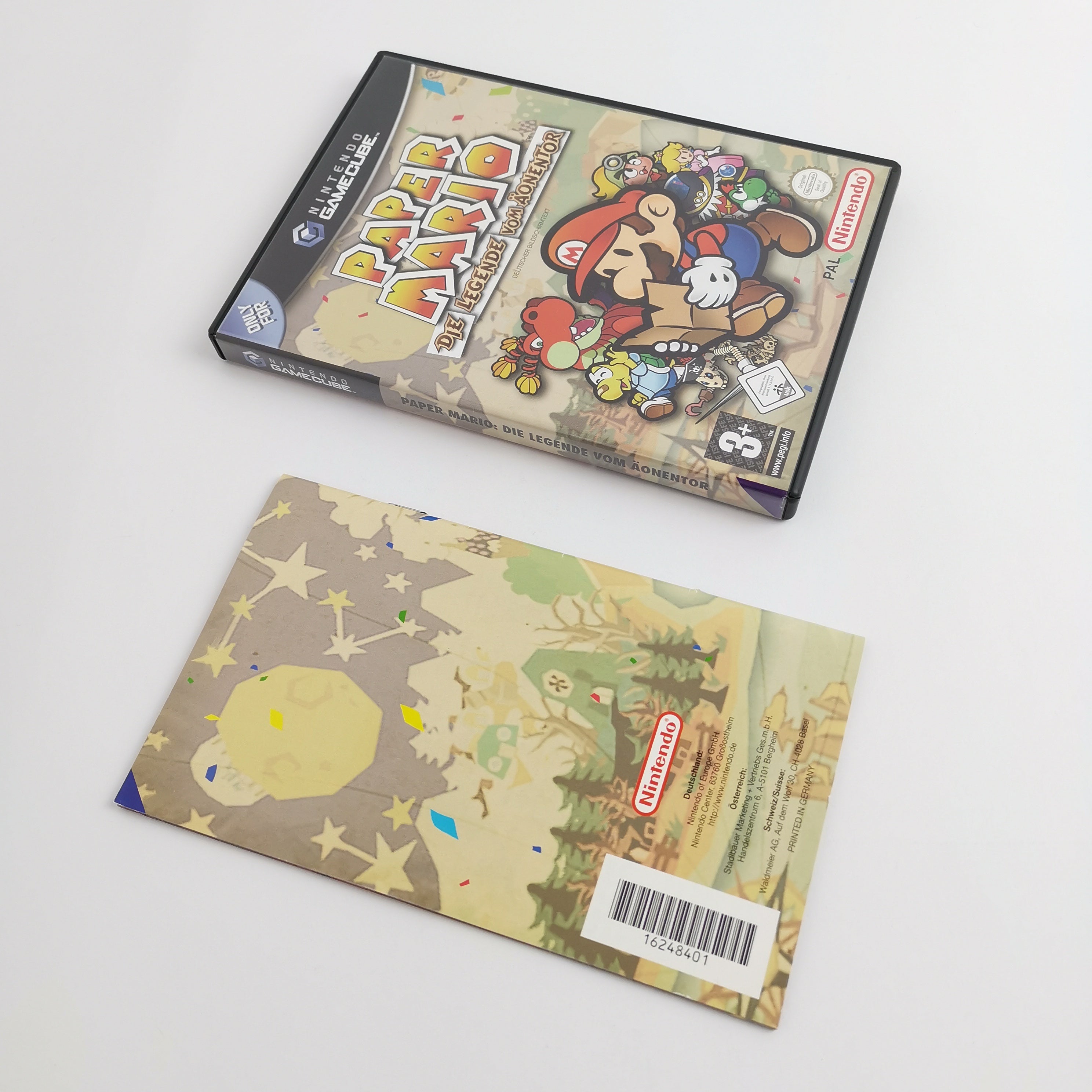 Nintendo Gamecube Spiel : Paper Mario Die Legende vom Äonentor - Zustand wählbar