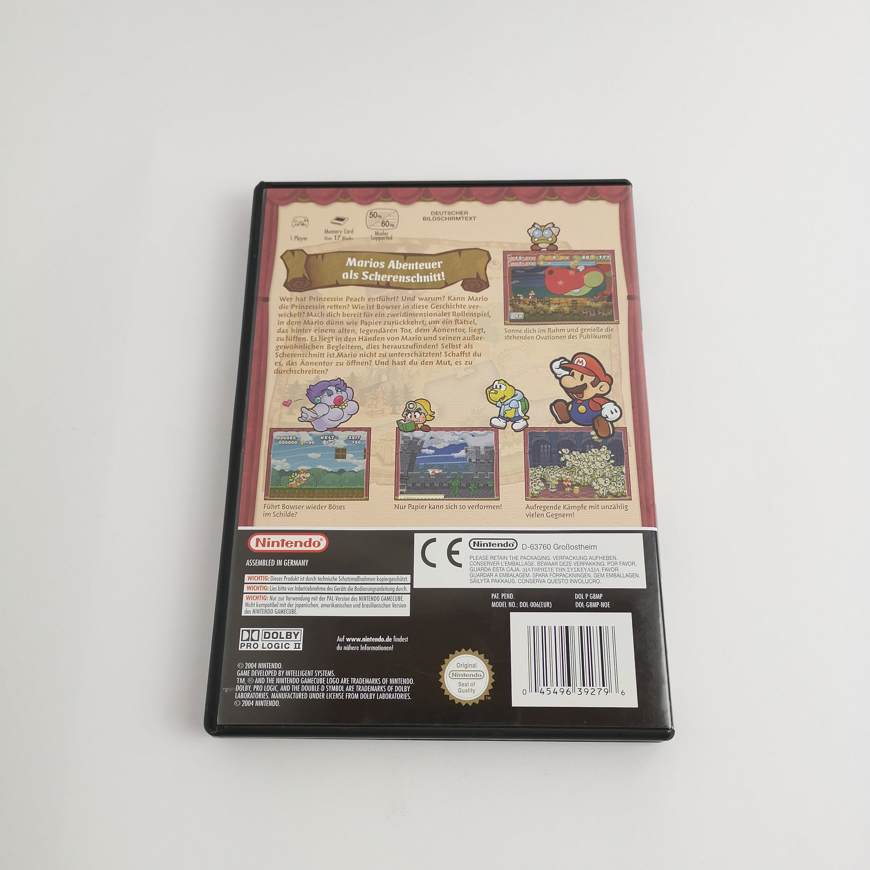 Nintendo Gamecube Spiel : Paper Mario Die Legende vom Äonentor - Zustand wählbar