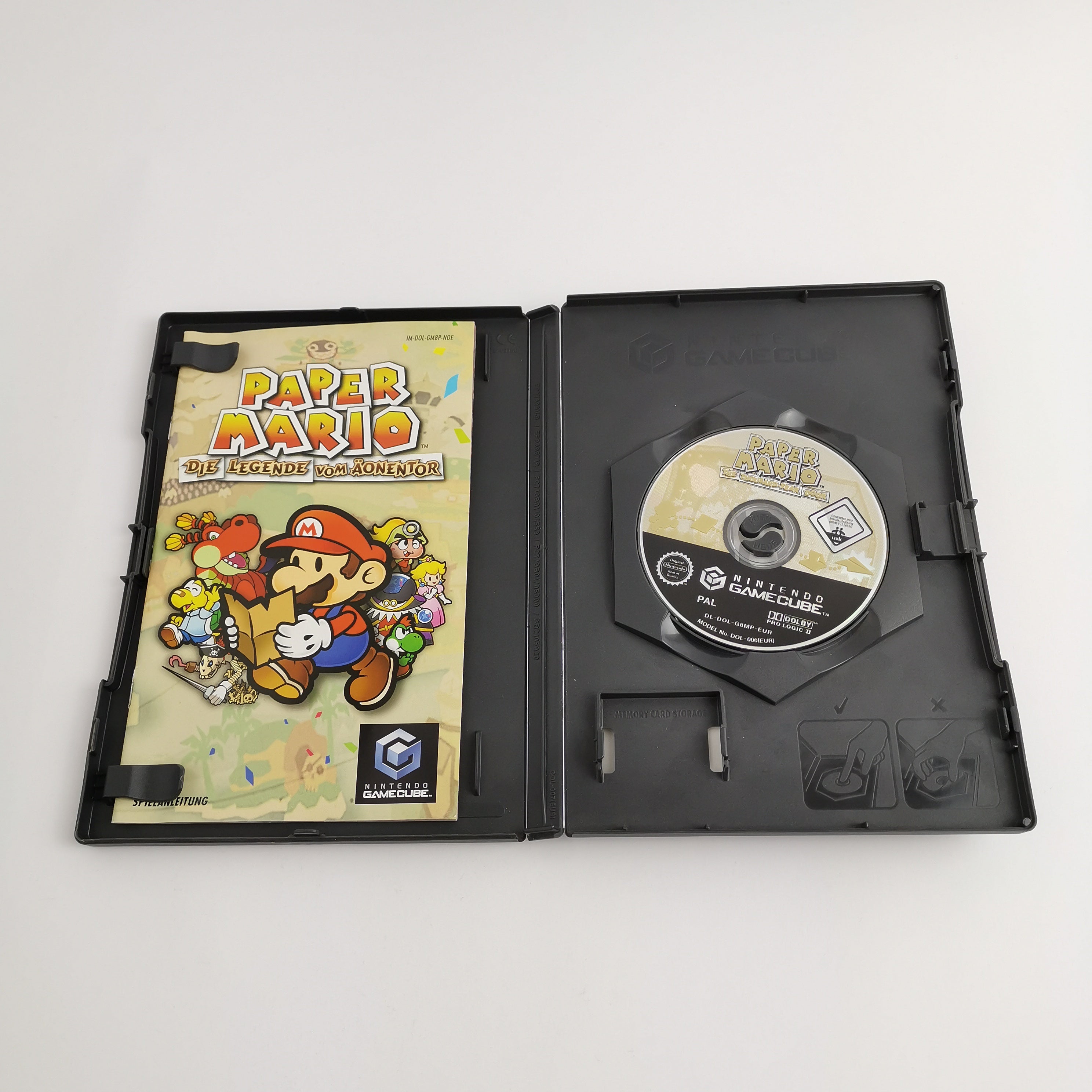 Nintendo Gamecube Spiel : Paper Mario Die Legende vom Äonentor - Zustand wählbar