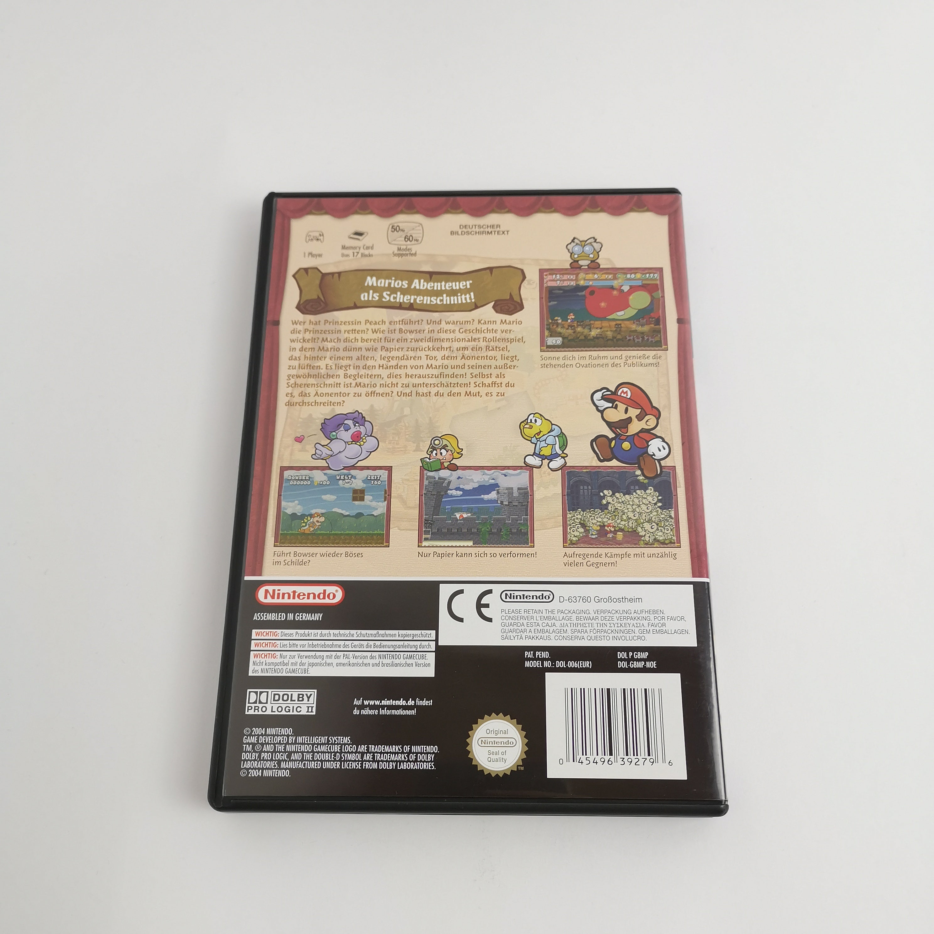 Nintendo Gamecube Spiel : Paper Mario Die Legende vom Äonentor - Zustand wählbar