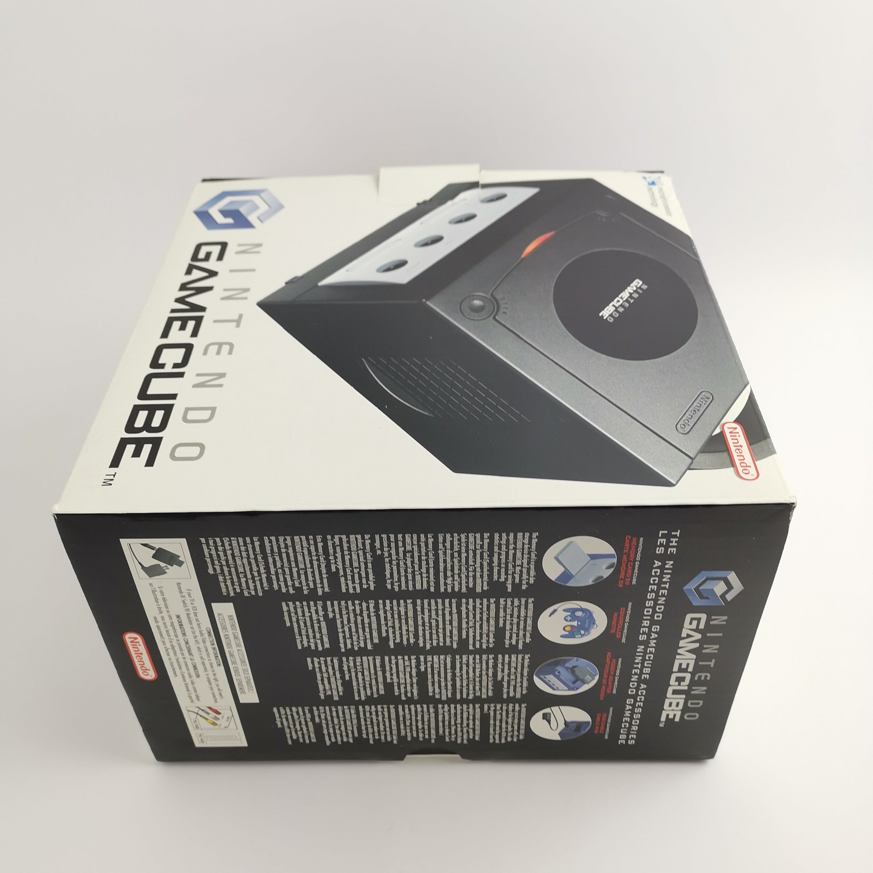 Nintendo Gamecube Konsole : Schwarz / Black in OVP | Console Pak - PAL Version