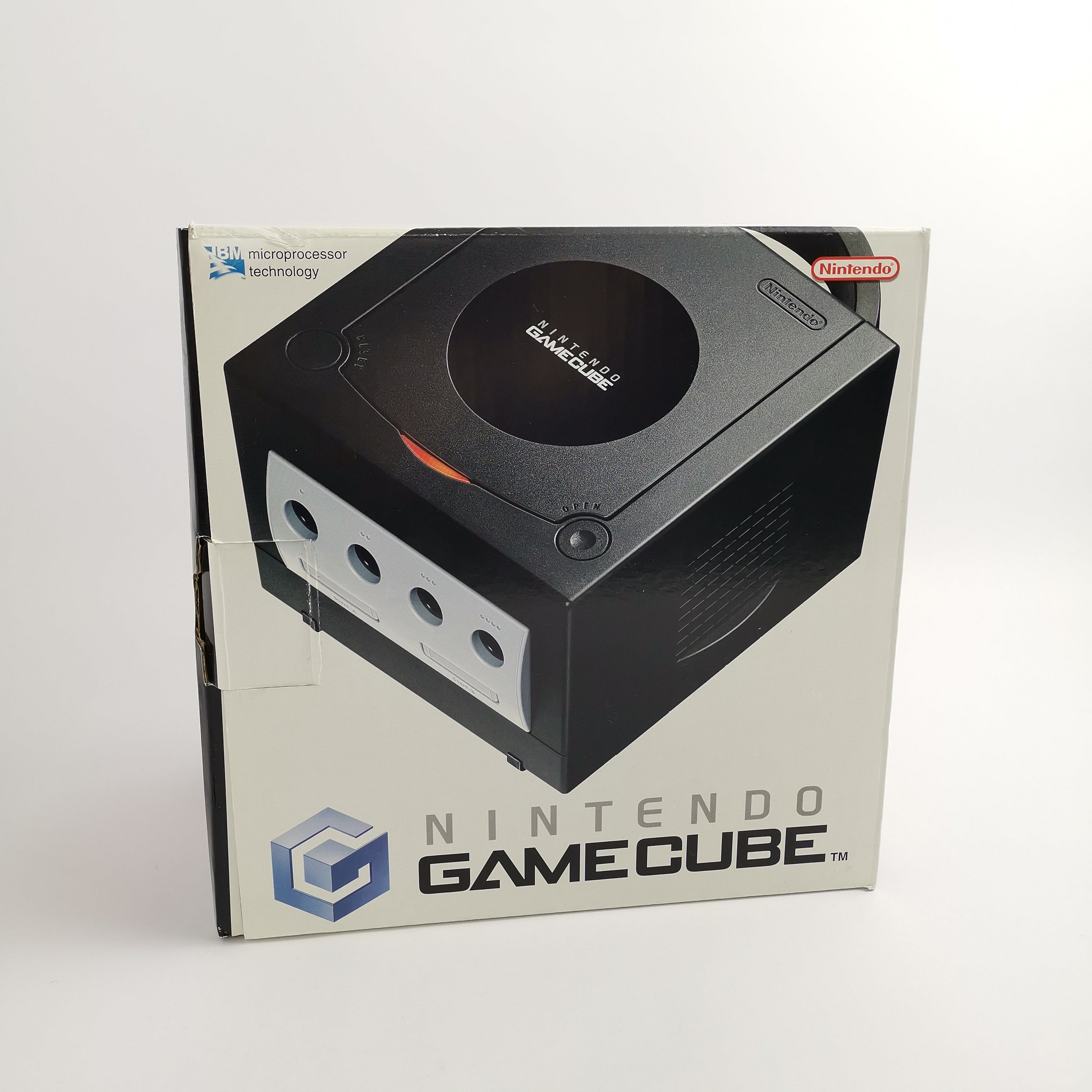 Nintendo Gamecube Konsole : Schwarz / Black in OVP | Console Pak - PAL Version