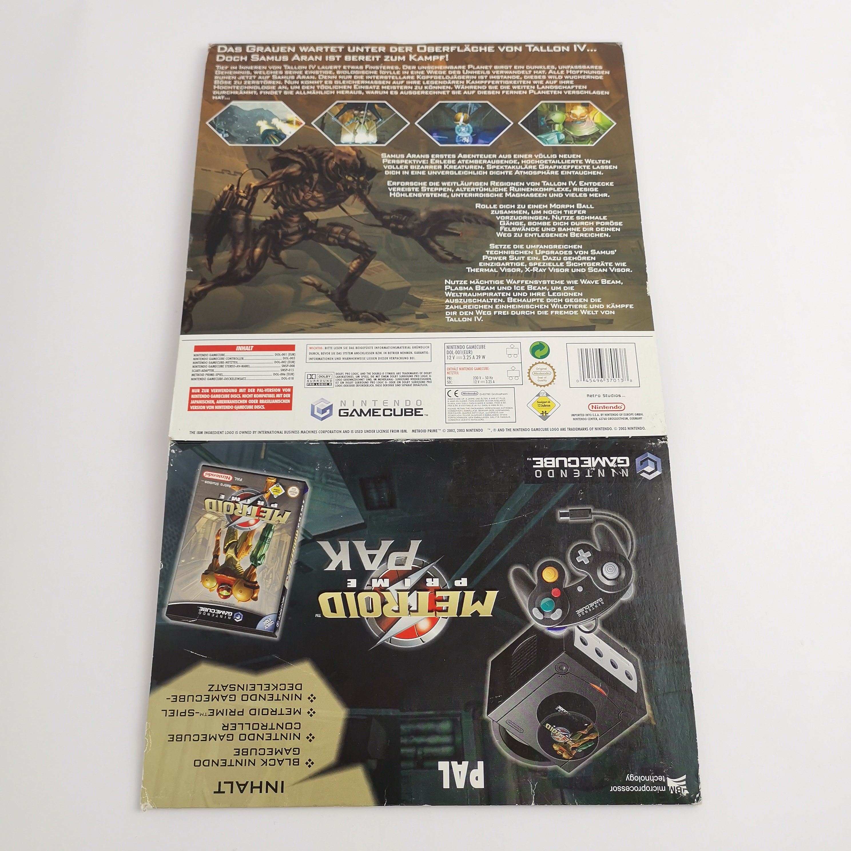 Nintendo Gamecube Konsole : Metroid Prime Pak in OVP | Console Set - PAL Version