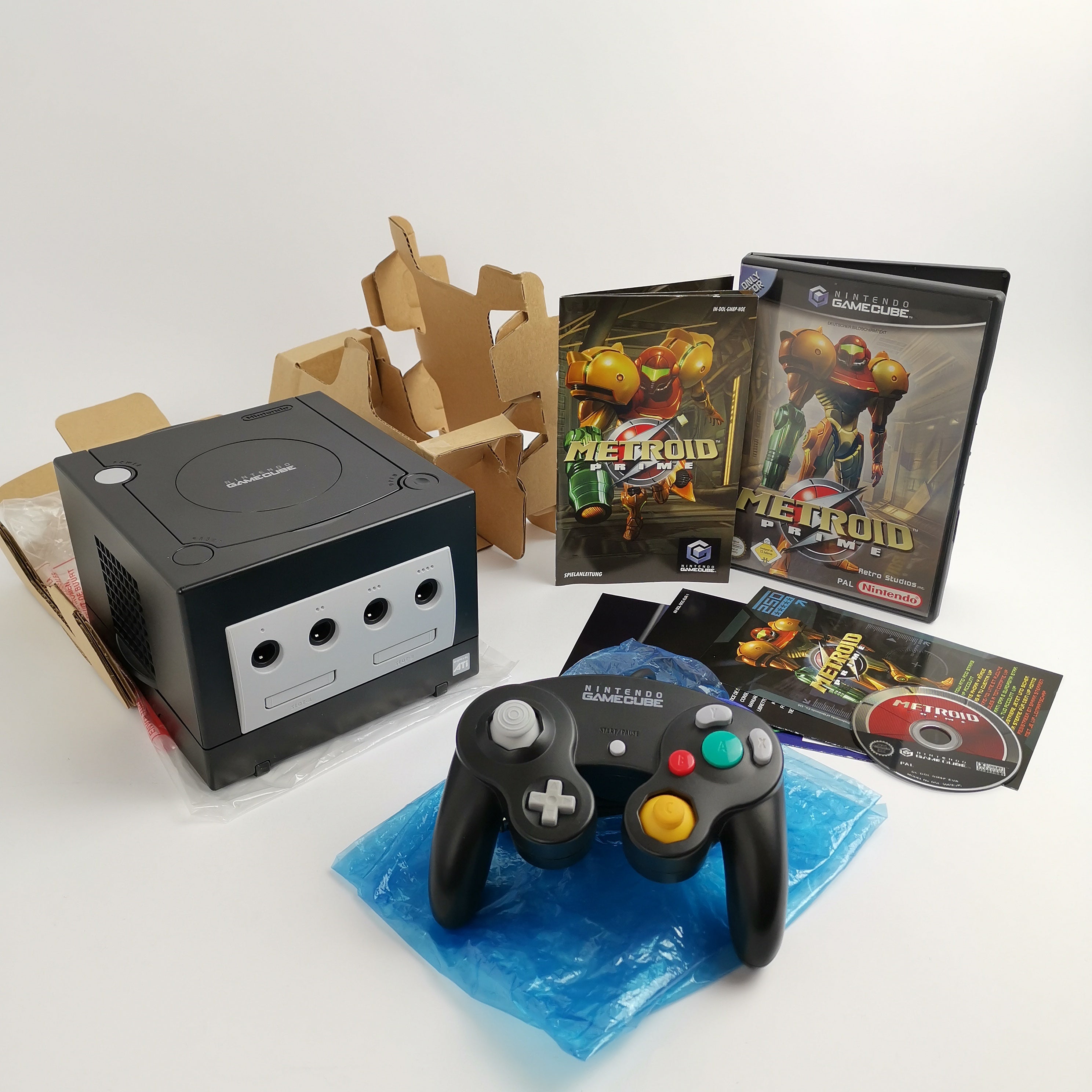 Nintendo Gamecube Konsole : Metroid Prime Pak in OVP | Console Set - PAL Version