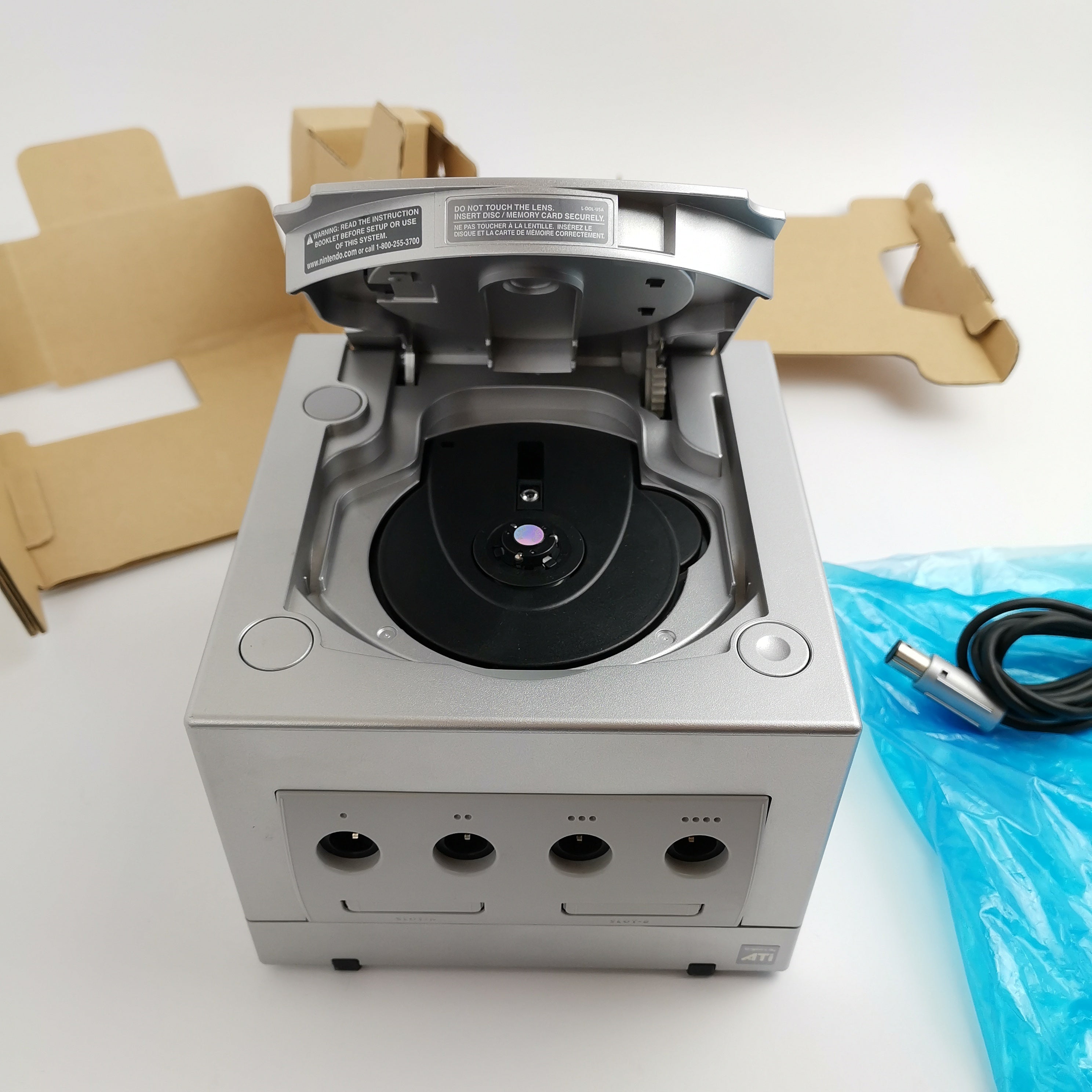 Nintendo Gamecube Konsole : Limited Edition Platinum [USA] | Silver Silber OVP