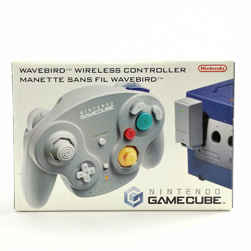 Nintendo Gamecube wireless controller: Wavebird gamepad with receiver in original packaging