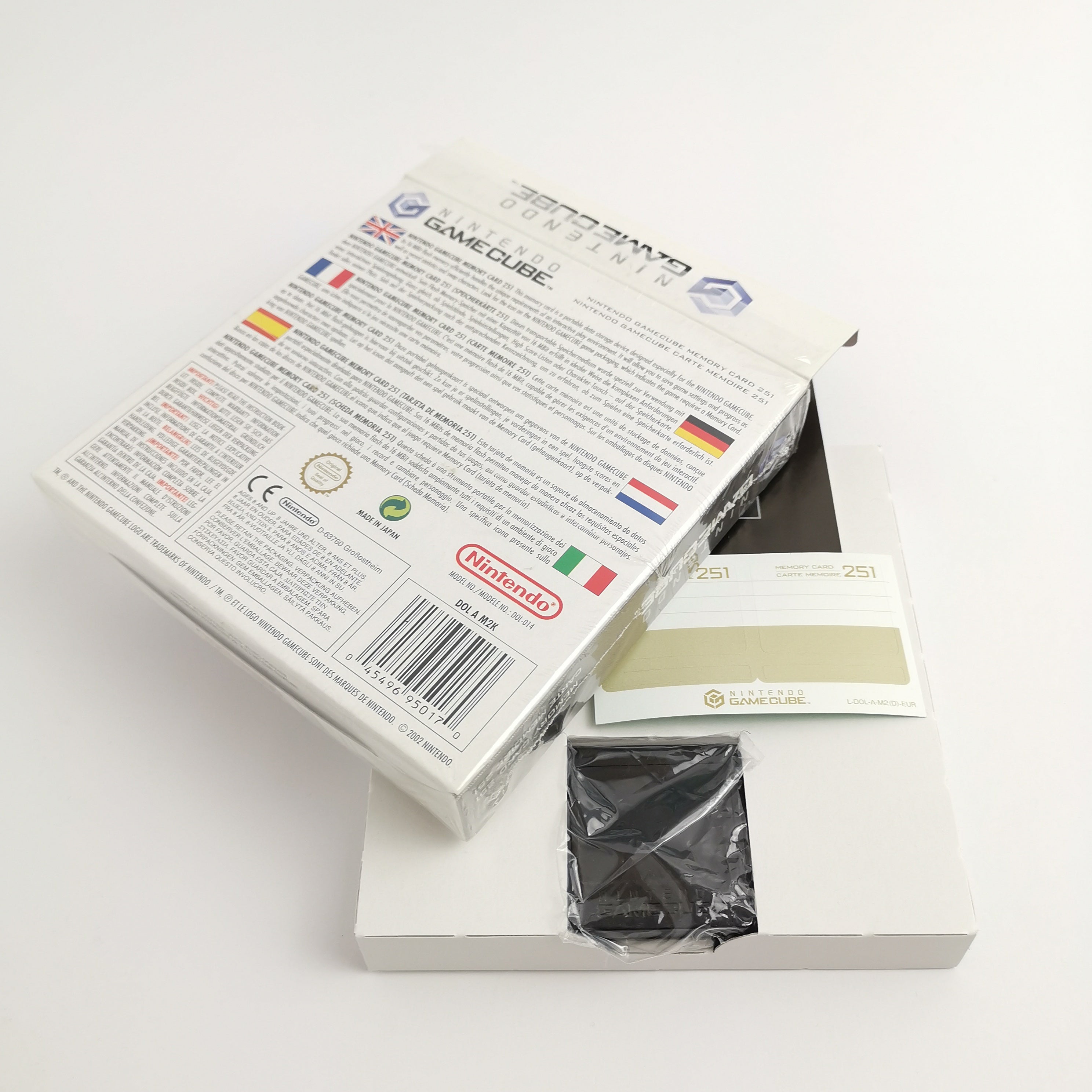 Nintendo Gamecube Speicherkarte : Memory Card Schwarz OVP | Zustand wählbar