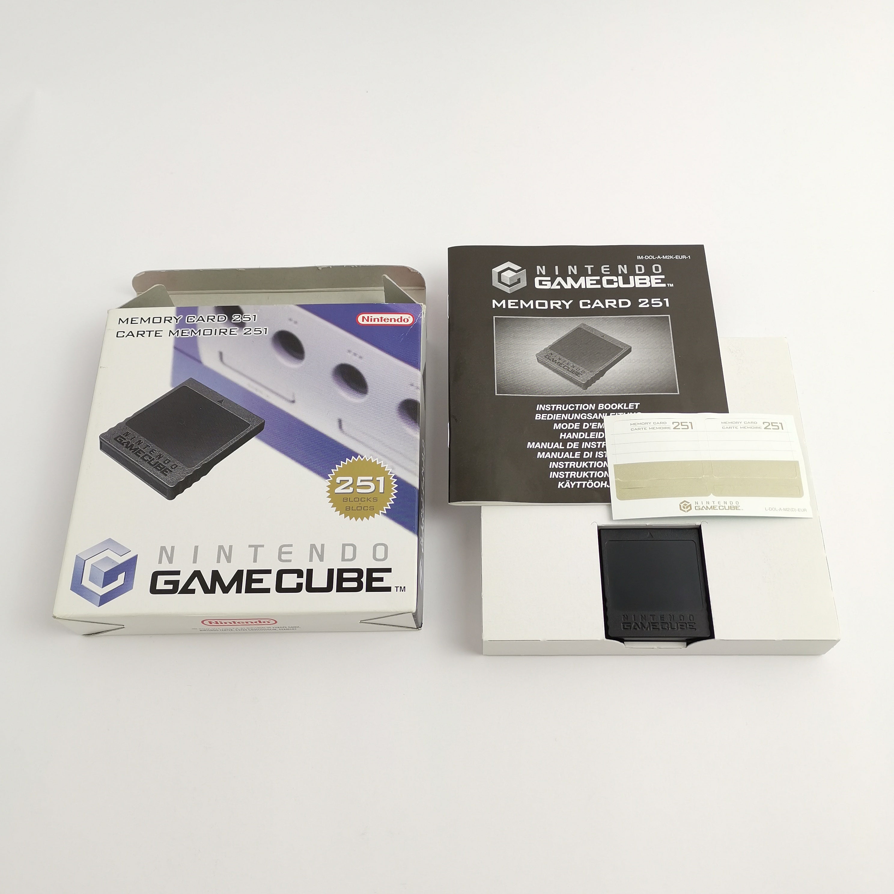 Nintendo Gamecube Speicherkarte : Memory Card Schwarz OVP | Zustand wählbar