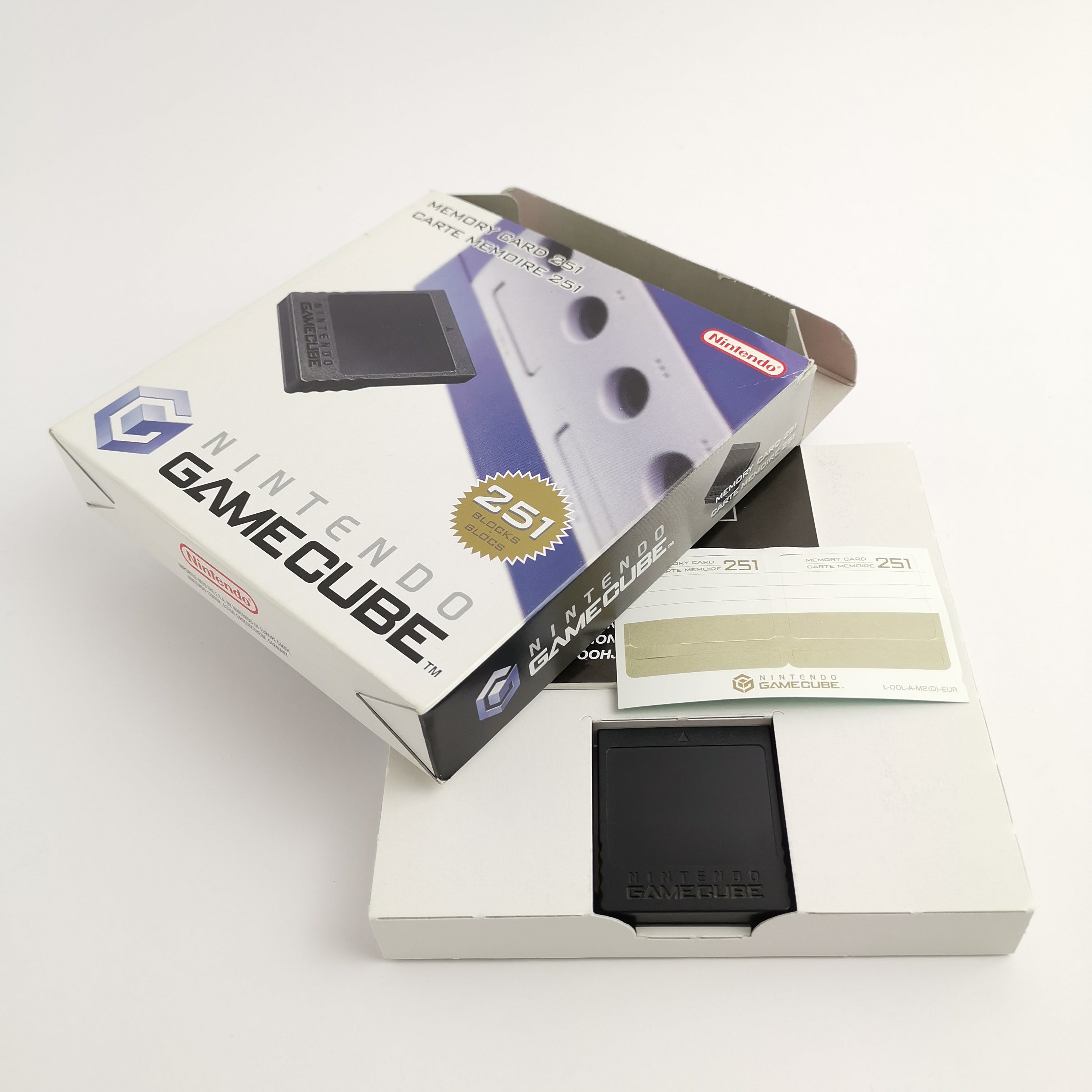 Nintendo Gamecube Speicherkarte : Memory Card Schwarz OVP | Zustand wählbar