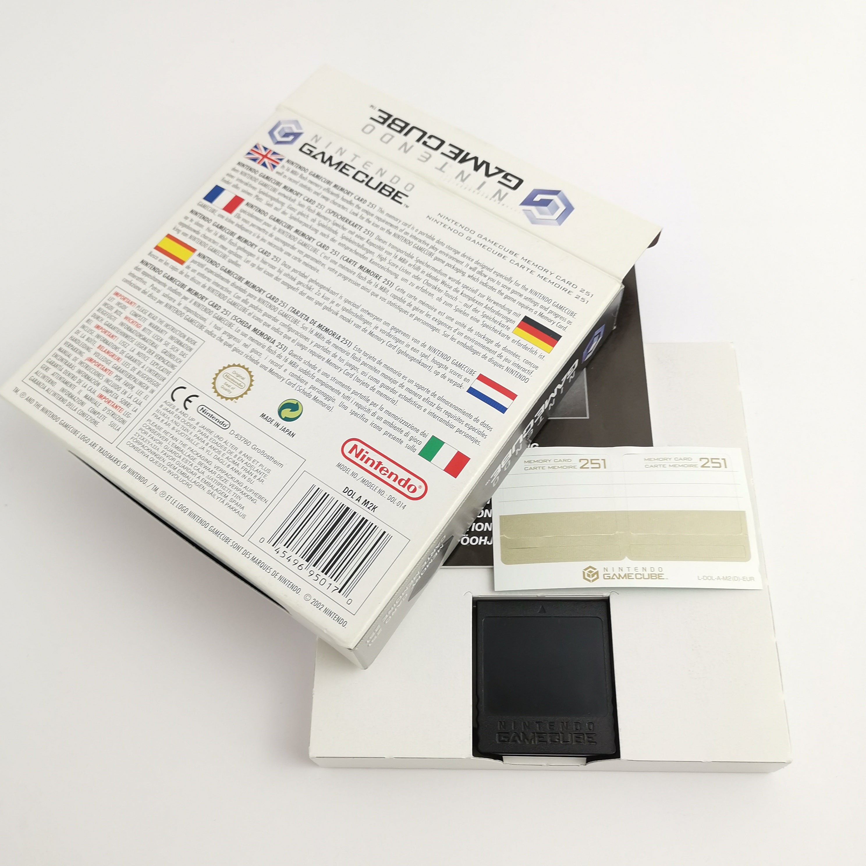 Nintendo Gamecube Speicherkarte : Memory Card Schwarz OVP | Zustand wählbar