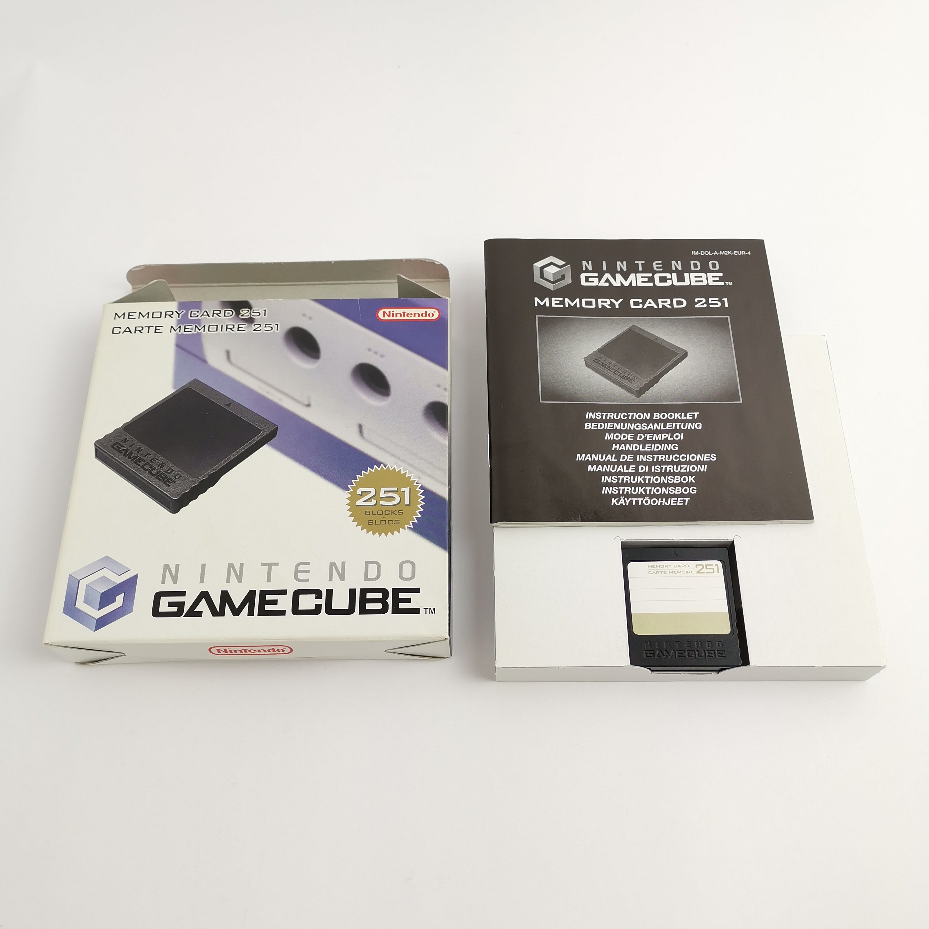Nintendo Gamecube Speicherkarte : Memory Card Schwarz OVP | Zustand wählbar
