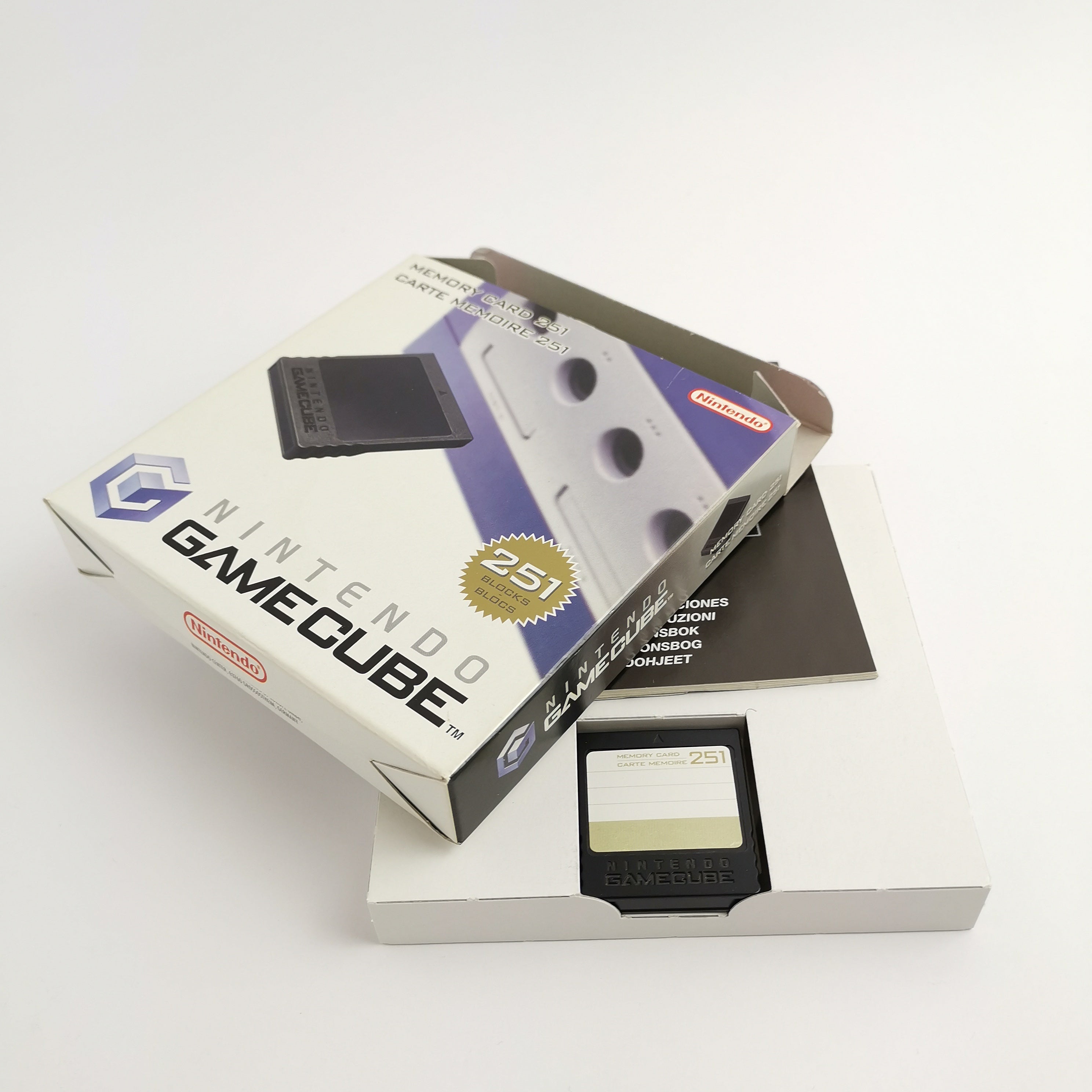 Nintendo Gamecube Speicherkarte : Memory Card Schwarz OVP | Zustand wählbar